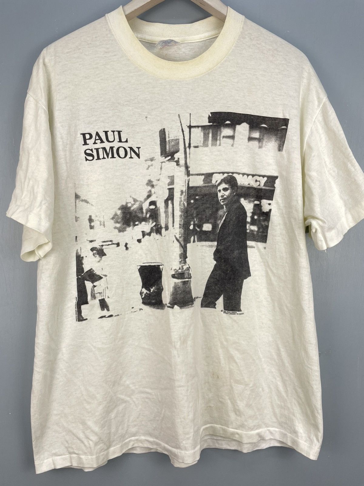 Band Tees Vintage 90s Paul Simon Born At The Right Time t shirt Size US XL / EU 56 / 4 - 3 Thumbnail
