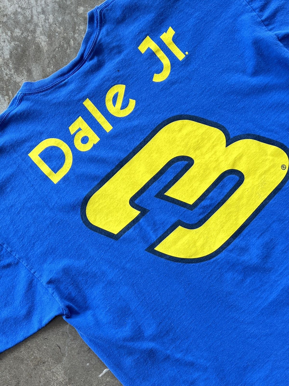 NASCAR Vintage NASCAR Dale Earnhardt Jr Wrangler Sponsor Tee 2XL Size US XXL / EU 58 / 5 - 4 Thumbnail