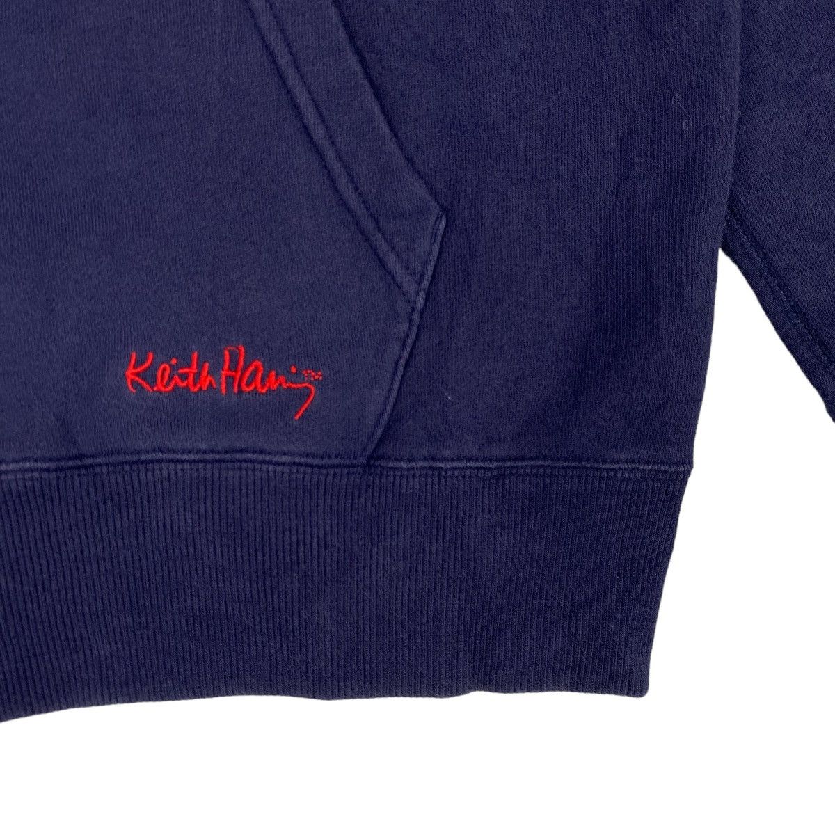 Keith Haring × Vintage Vintage SPRZNY Keith Haring Hoodie Navy Size L Size US L / EU 52-54 / 3 - 6 Thumbnail