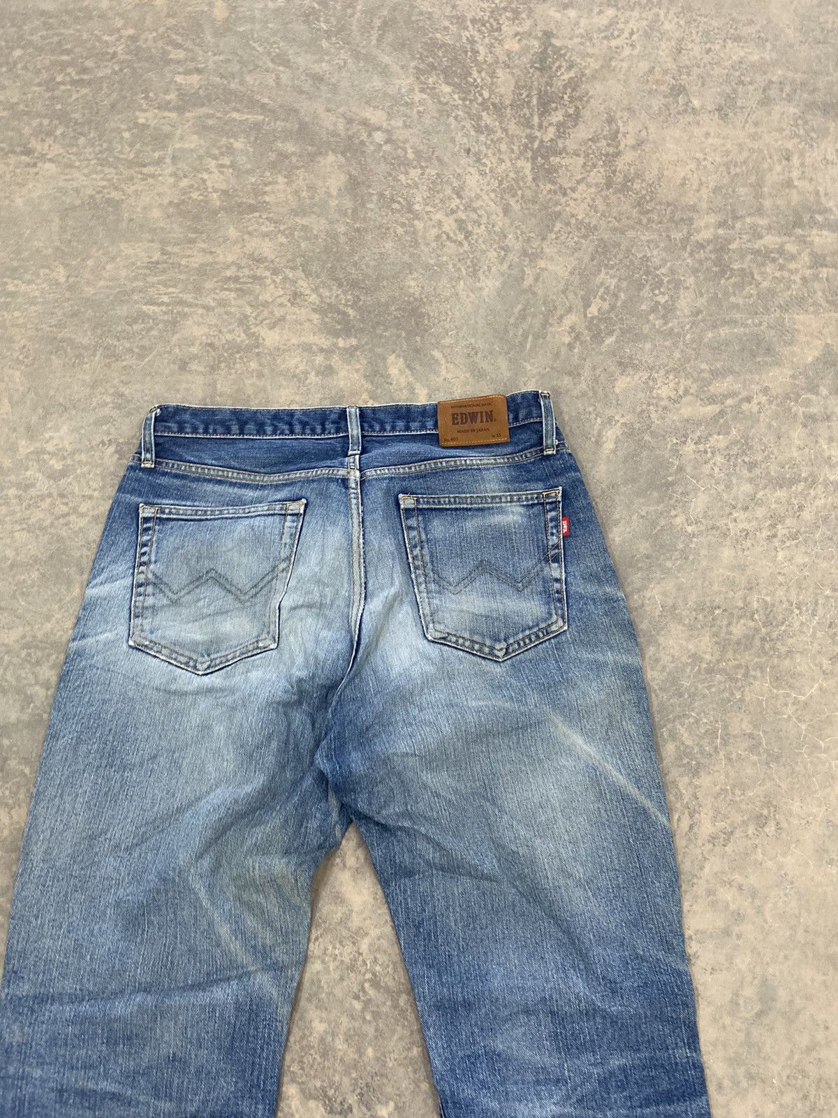 Edwin EDWIN JAPAN NO 403 WASHED BLUE JEANS Size US 35 - 10 Thumbnail