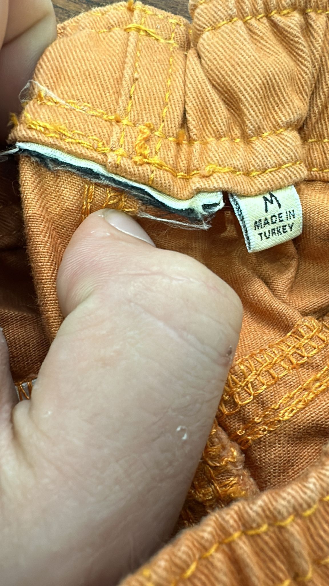 Stussy × Vintage Stüssy Brushed Beach Pant 'Orange' Size Medium Size US 32 / EU 48 - 8 Thumbnail