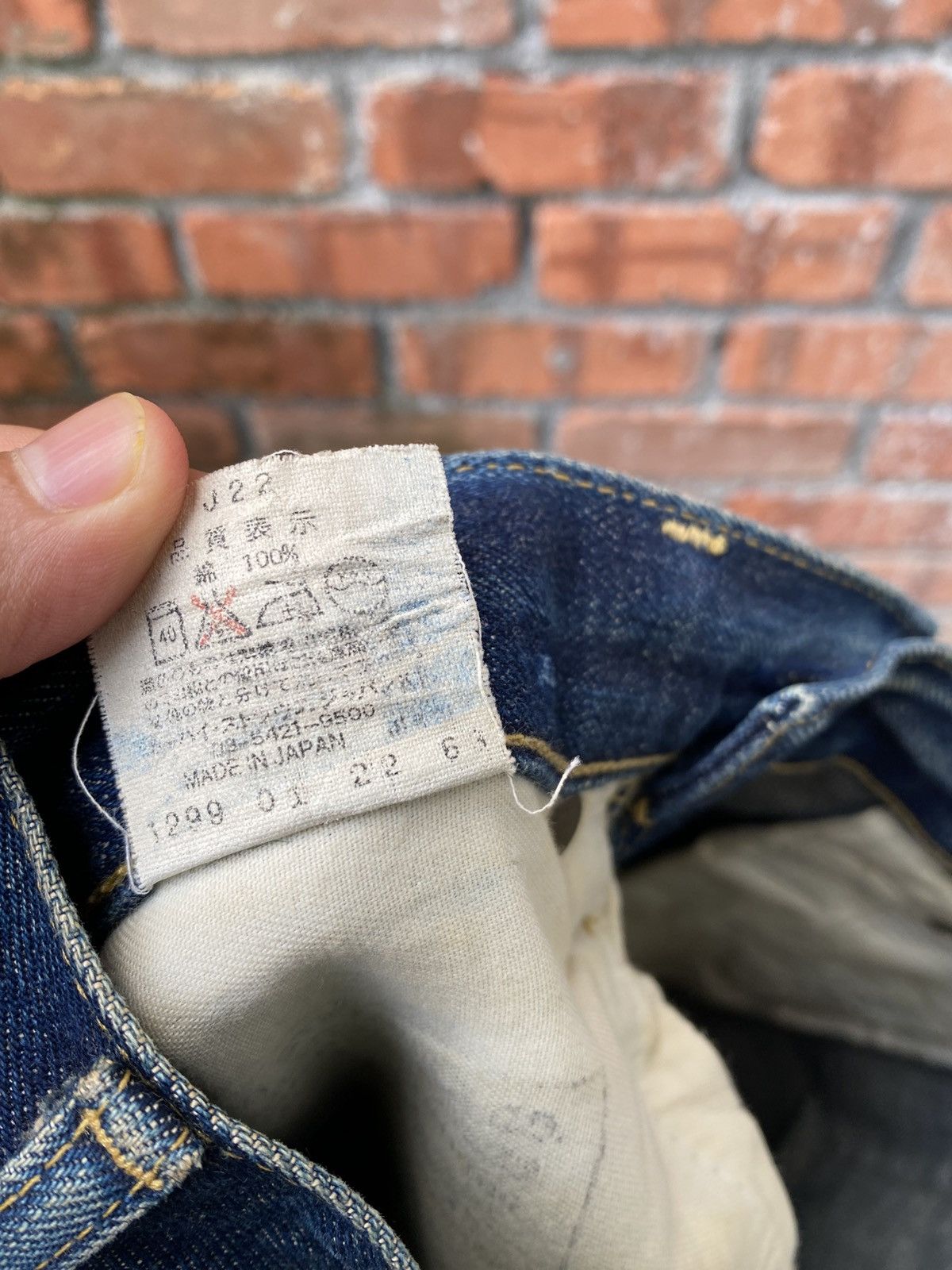 Levi's Vintage Clothing W29x32 Vintage levi's 702 big E redline buckle back JAPAN Size US 29 - 9 Thumbnail