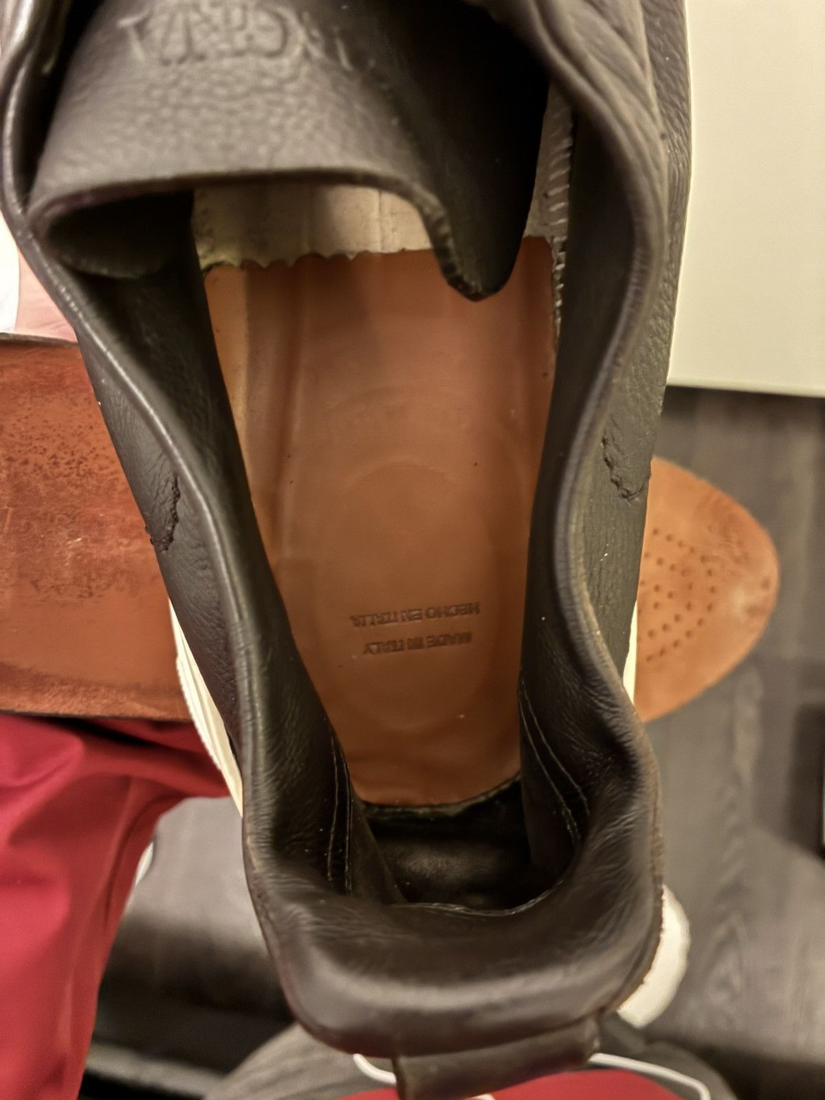 Ermenegildo Zegna Zegna brown second skin triple stitch uk 9.5 eu 43.5 Size US 10.5 / EU 43-44 - 6 Thumbnail