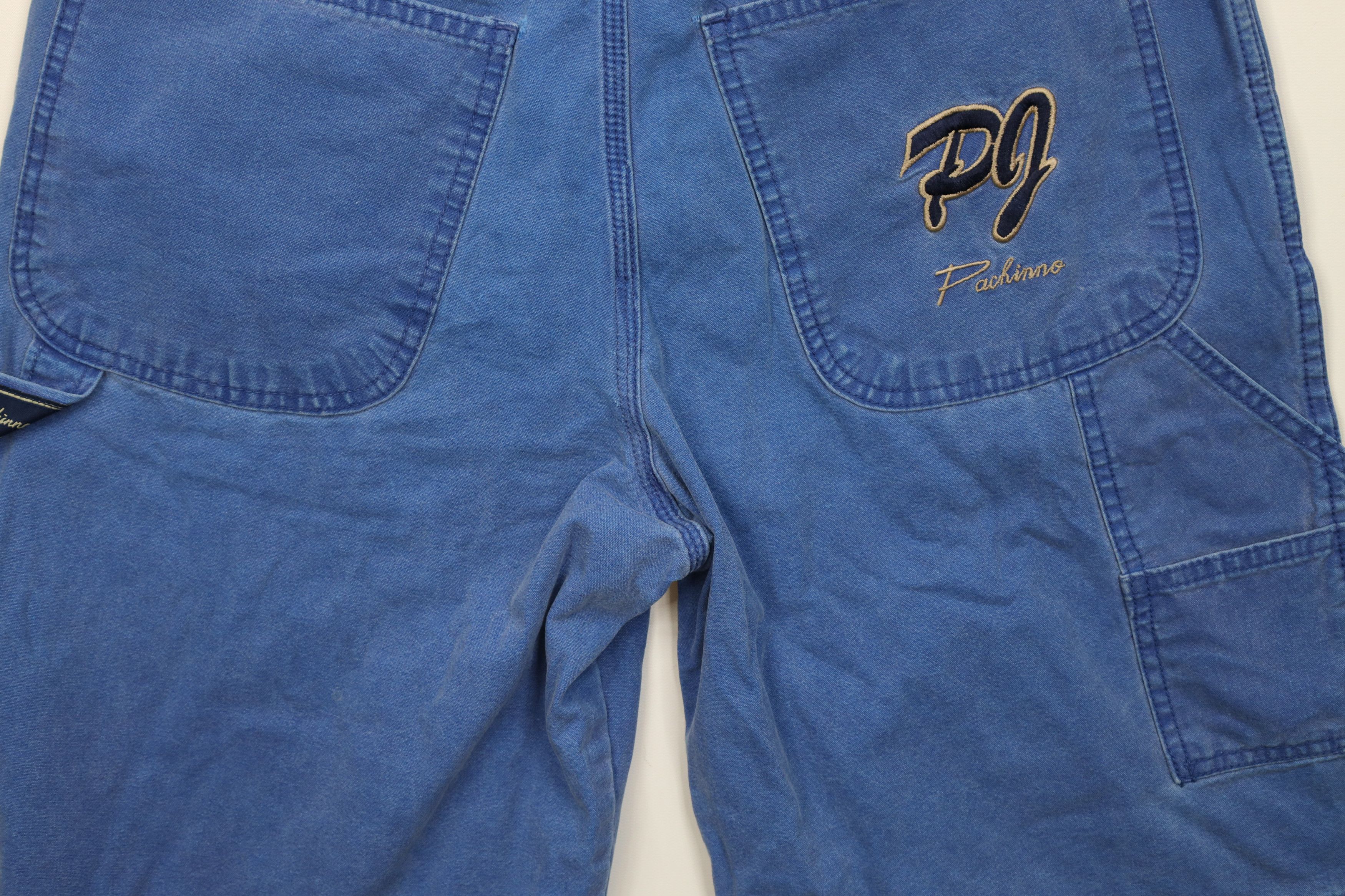 Vintage Vintage 90s Y2K Streetwear Stonewash Baggy Dungaree Shorts Size US 31 - 11 Thumbnail