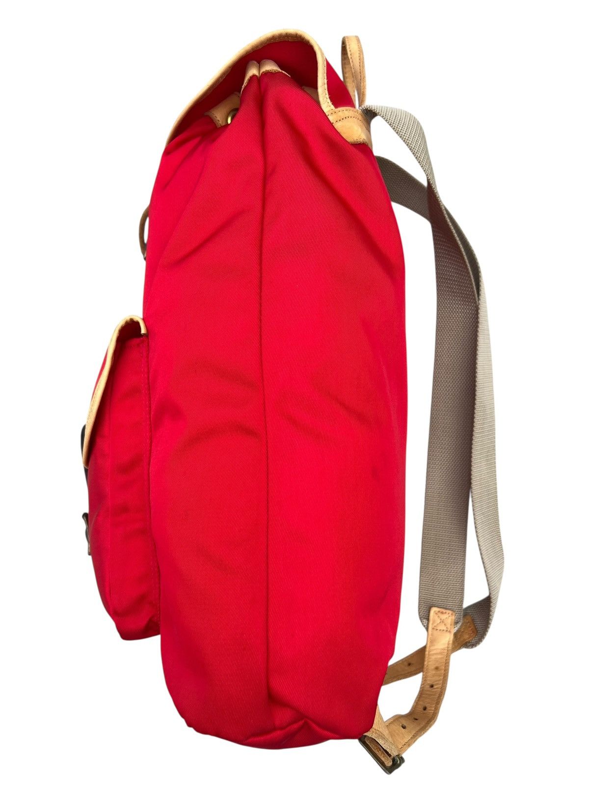 Porter Vintage Porter by Yoshida Red Nylon Leather Backpack Bag Size ONE SIZE - 14 Thumbnail