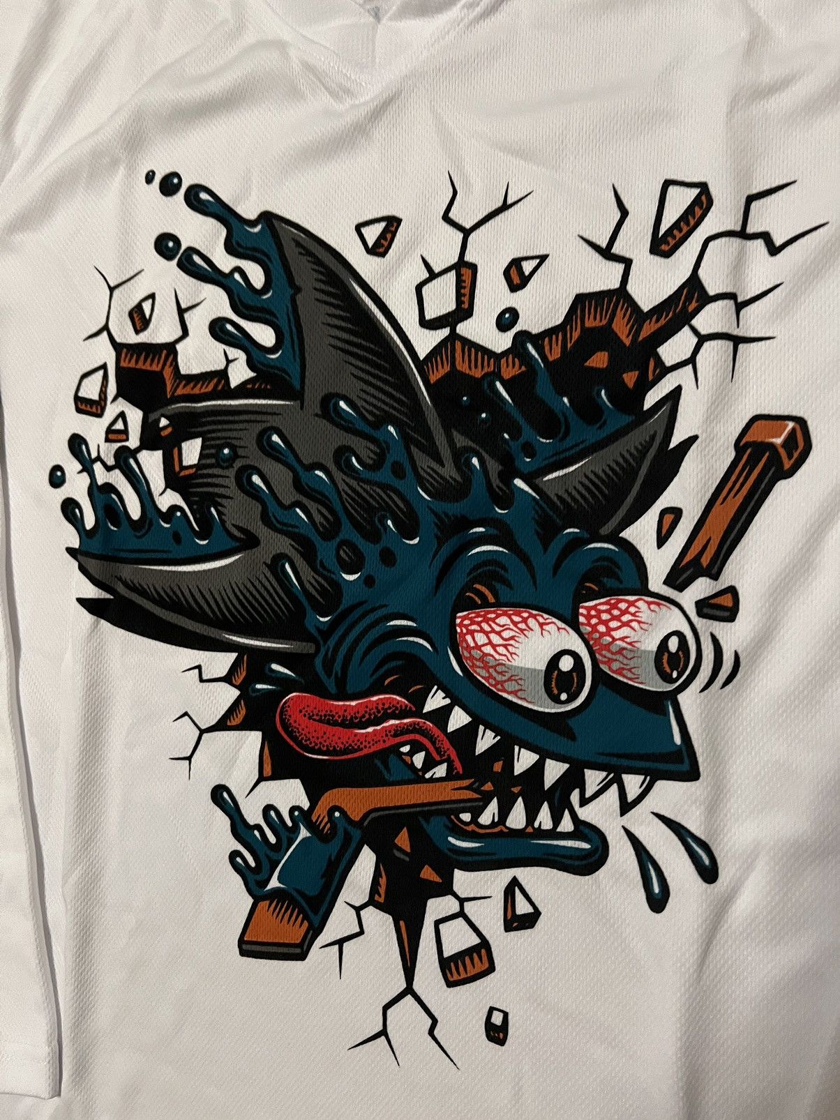 NHL San Jose Sharks SHARK FREAK SGA Jersey Size Medium Size US M / EU 48-50 / 2 - 2 Thumbnail