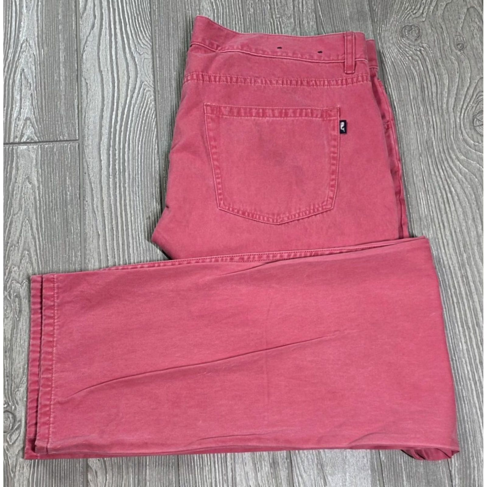 Vineyard Vines VINEYARD VINES 5-Pocket Pant Shirt Mens Pink Cotton Preppy Golf 38 x 32 Regular Modern Casual Business Wedding Size US 38 / EU 54 - 2 Thumbnail