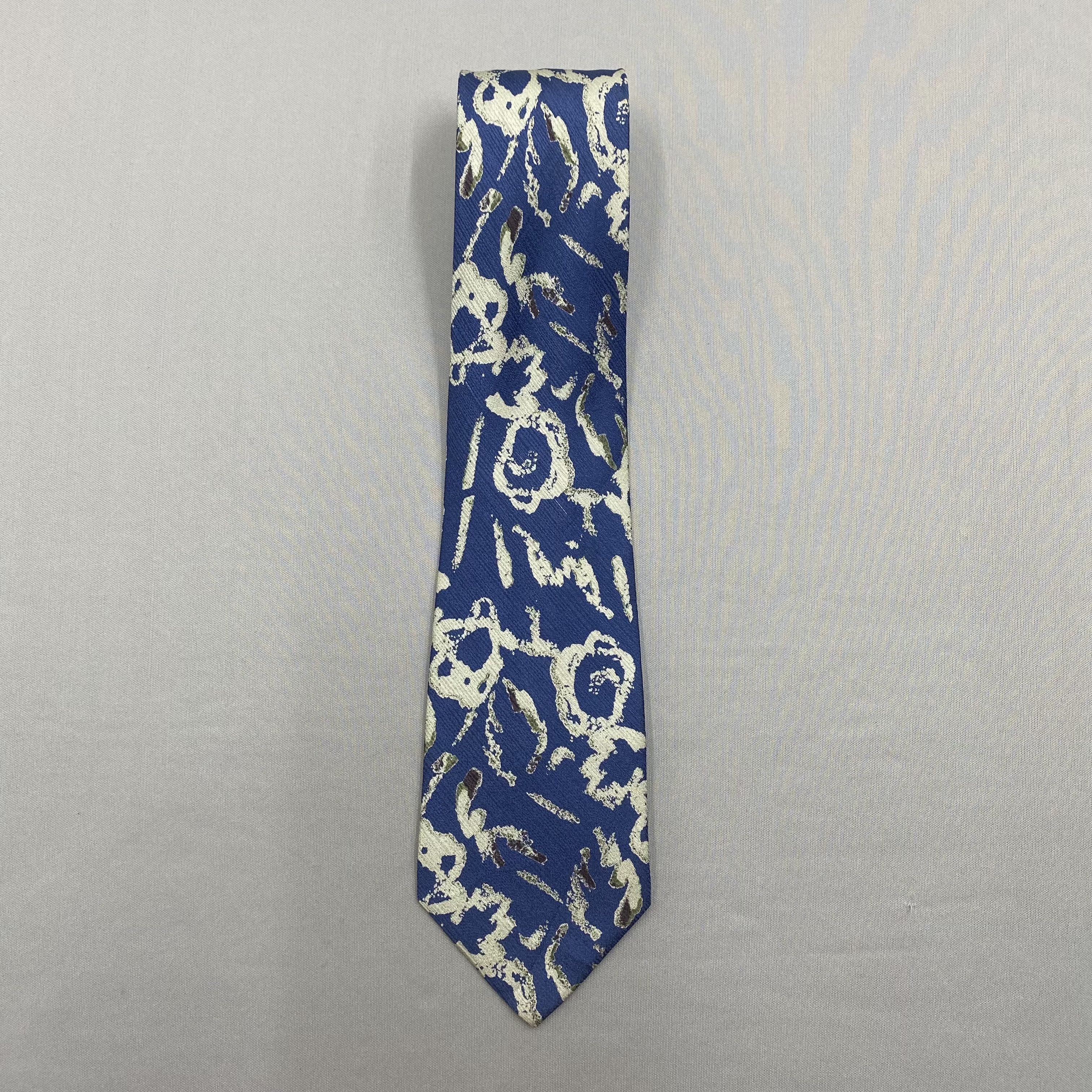 Japanese Brand Vintage Sonia Rykiel Homme SILK Necktie Cravate Pure Silk Size ONE SIZE - 3 Thumbnail