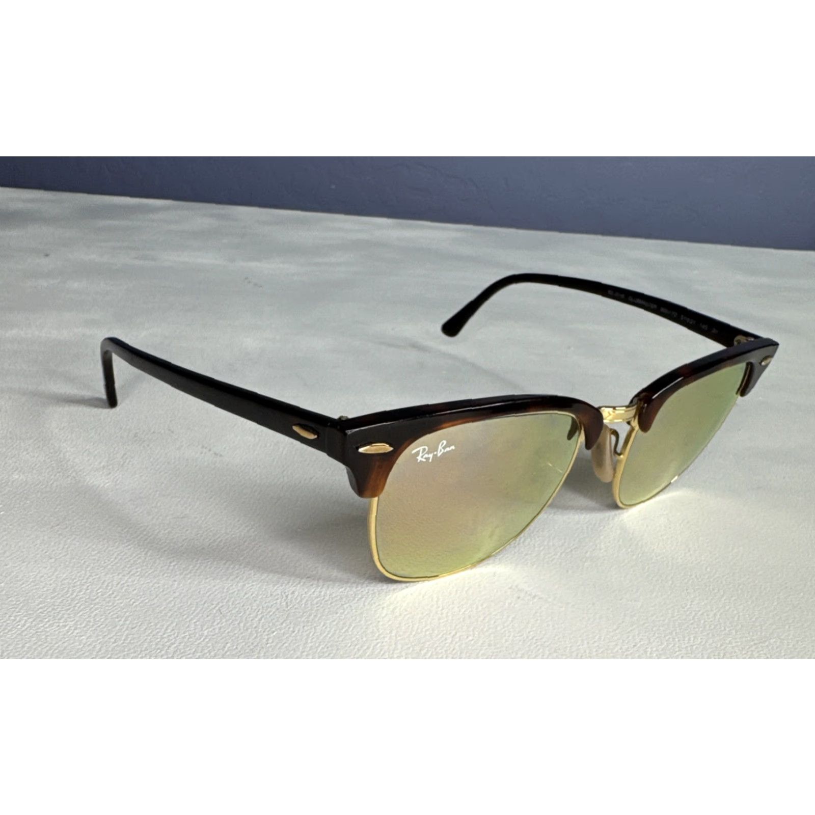 Vintage Ray Ban Clubmaster Sunglasses RB3016 Frames Only Tortise Frames Italy Unisex Adults Brown Frames Only RB3016 Clubmaster Sunglasses Size ONE SIZE - 2 Thumbnail