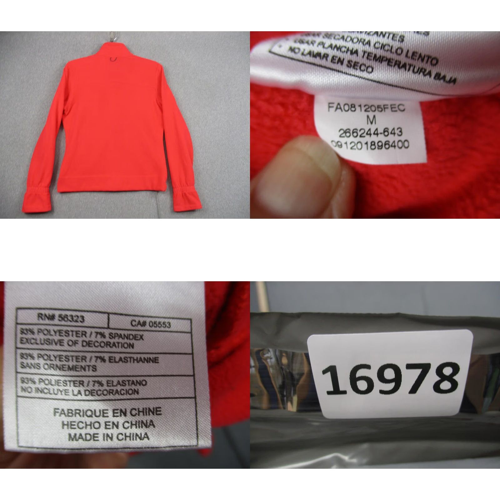 Nike Nike ACG Jacket Womens Medium Red Fit Therma Full Zip Fleece Outdoor 266244-643 Size M / US 6-8 / IT 42-44 - 8 Thumbnail