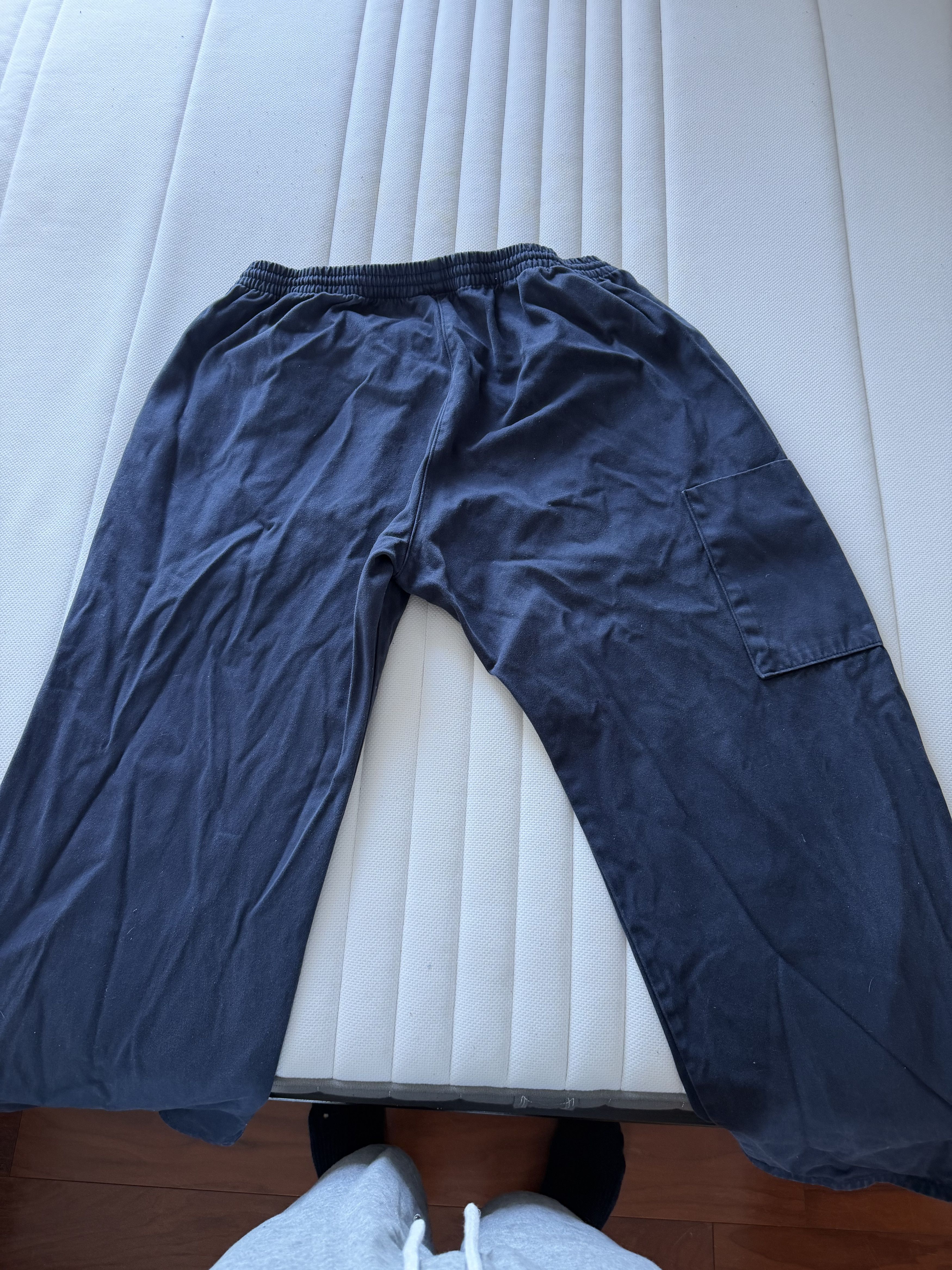 Balenciaga × Gap × Yeezy Yeezy gap blue cotton cargo pant Size US 38 / EU 54 - 2 Thumbnail