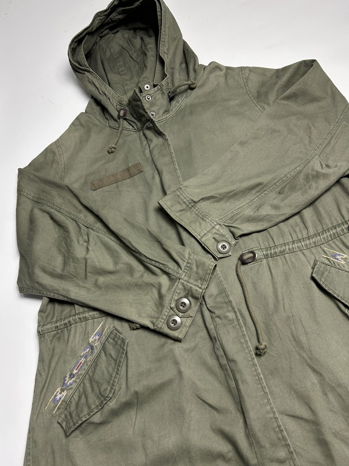 Hysteric Glamour × If Six Was Nine × Japanese Brand TITICACA LONG PARKA STYLE HOODIE JACKET Size ONE SIZE - 3 Thumbnail