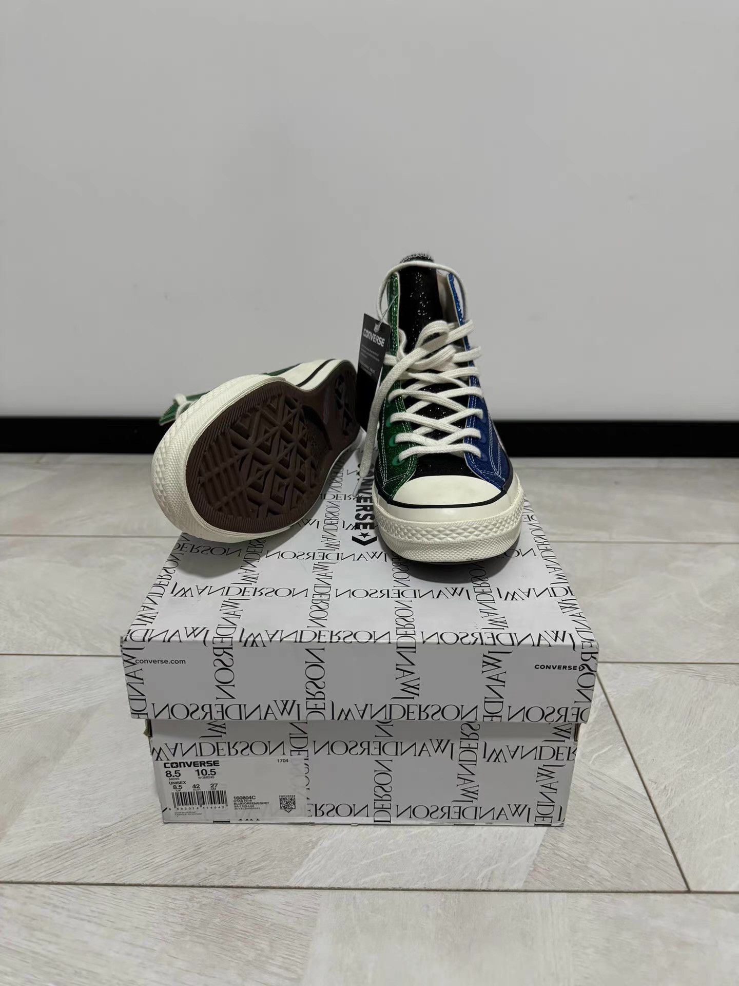 JW Anderson JW Anderson x Converse First Generation Blue & Green Q17 Size US 9 / EU 42 - 4 Thumbnail
