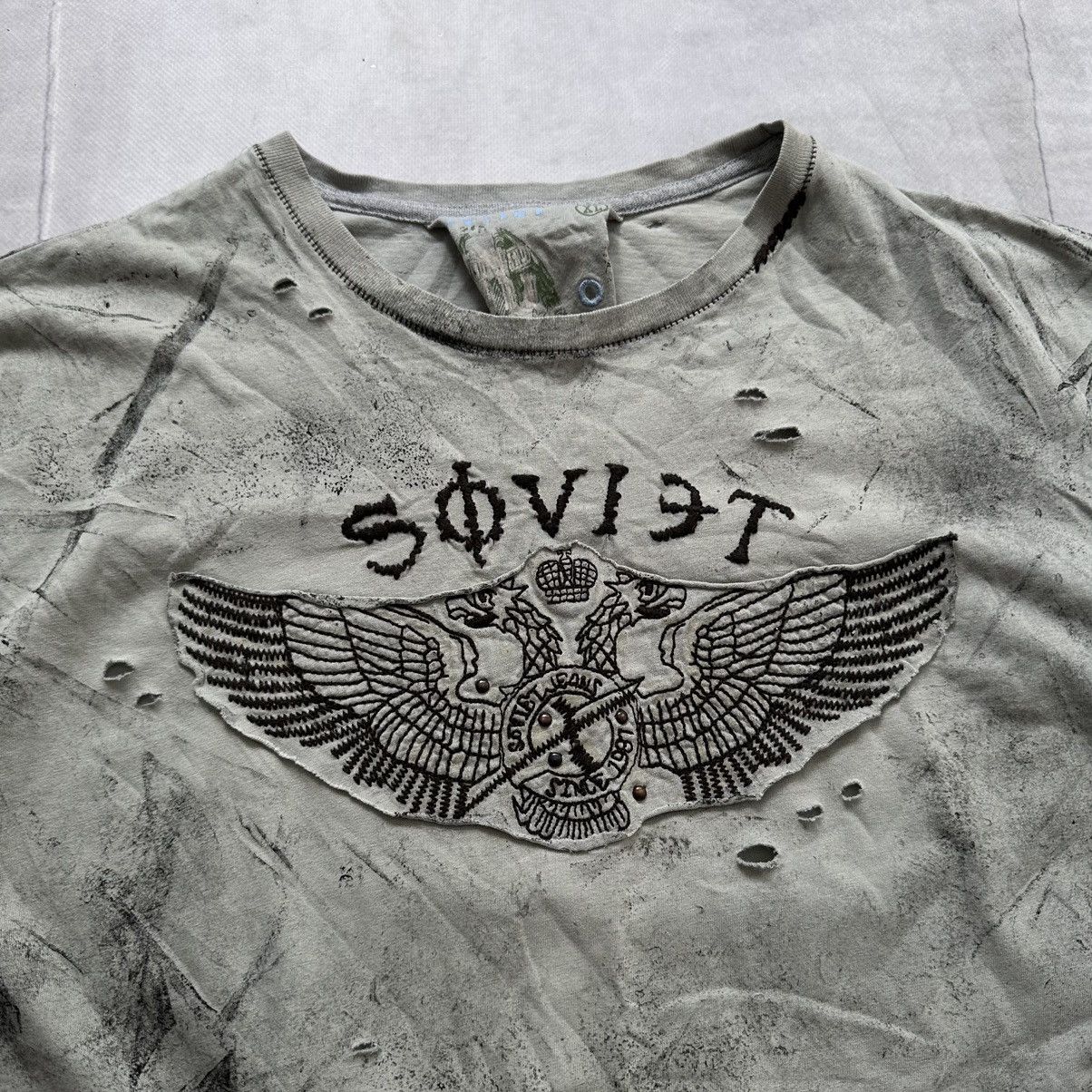 Hysteric Glamour × Undercover Military Soviet Union Hysteric Glamour Style Punk T-Shirt Size US XL / EU 56 / 4 - 4 Thumbnail
