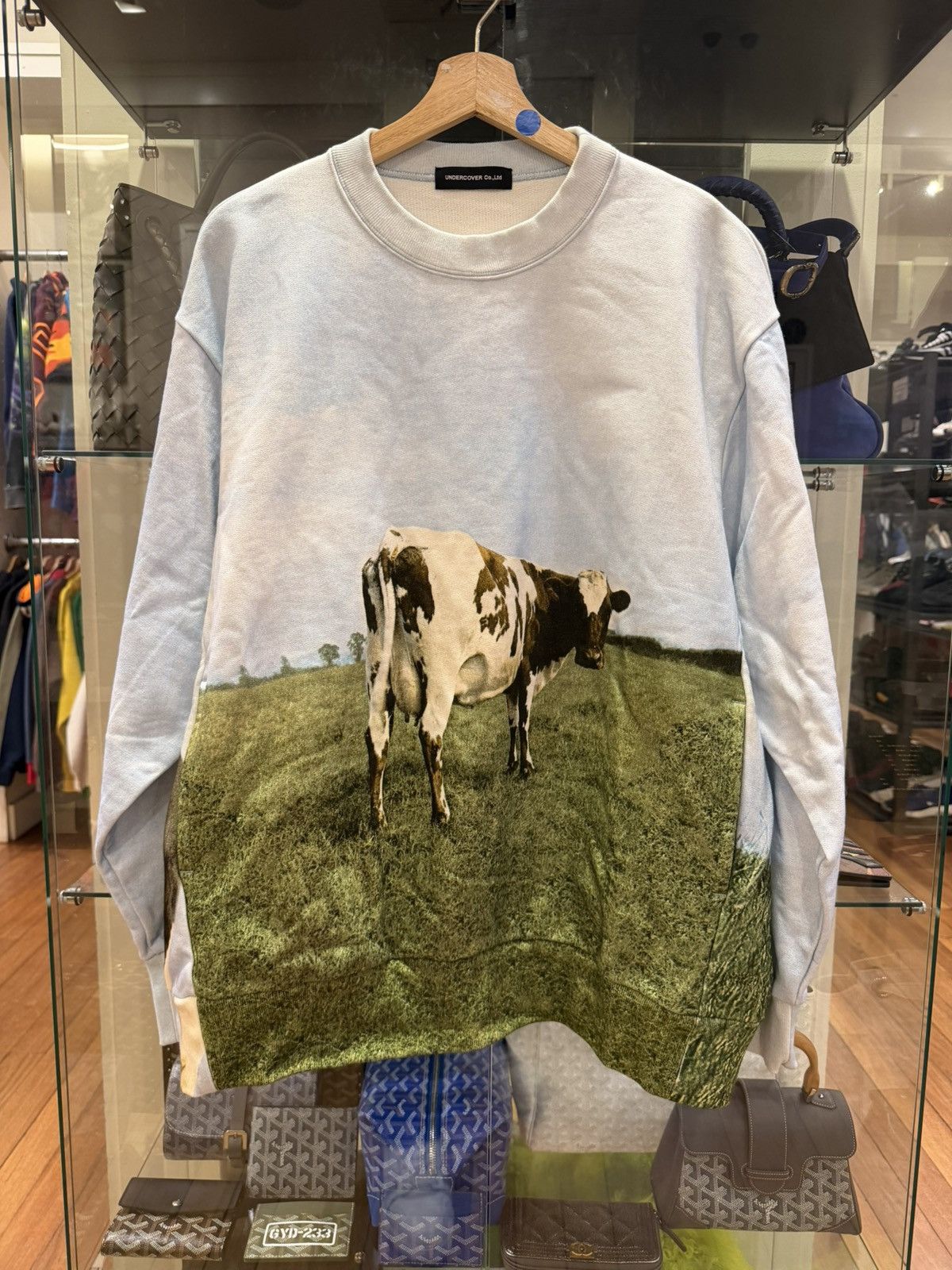Undercover Undercover Pink Floyd Cow Crewneck Size US XXL / EU 58 / 5 - 1 Thumbnail
