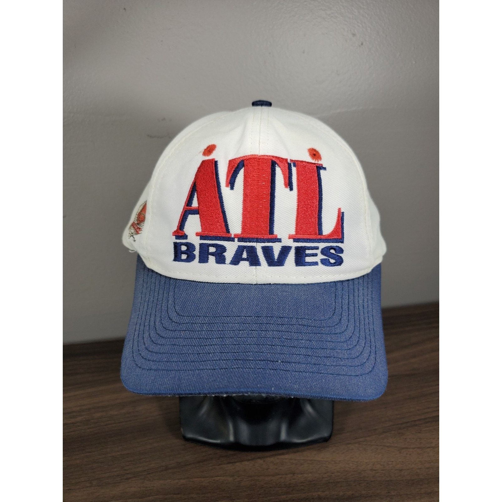 Logo 7 × MLB Vintage Atlanta Braves Hat Snapback Cap ATL 90s MLB Baseball Size ONE SIZE - 3 Thumbnail