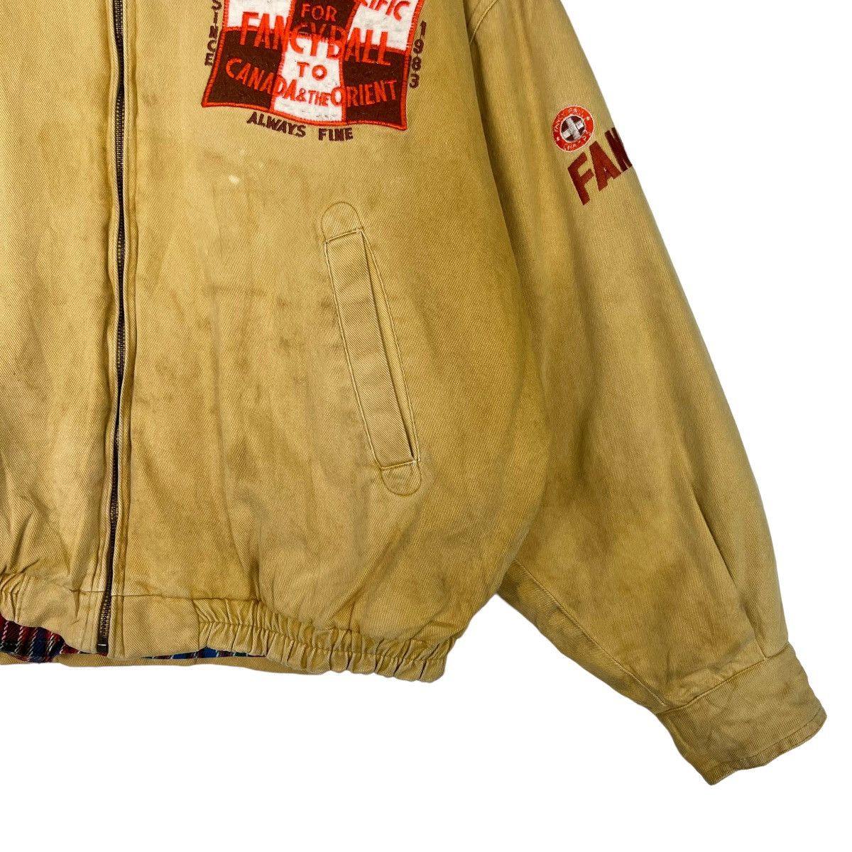 Japanese Brand 🔥 CANADIAN PACIFIC FANCYBALL BOMBER JACKET Size US L / EU 52-54 / 3 - 4 Thumbnail