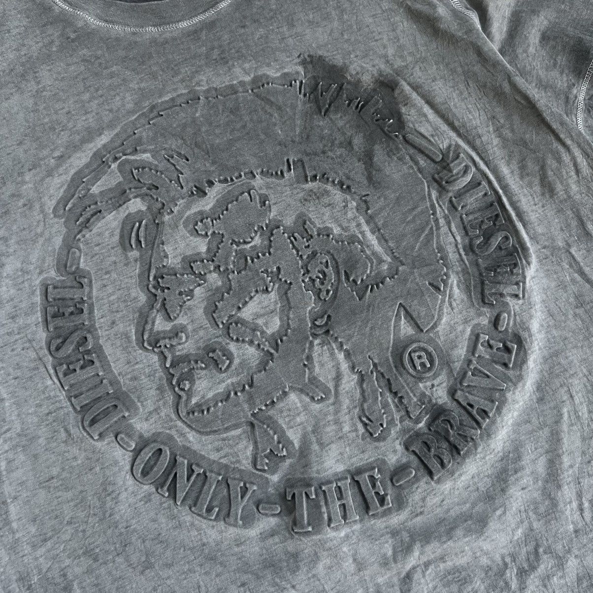 Diesel Diesel 3D Punk Washed T Shirt Size US L / EU 52-54 / 3 - 3 Thumbnail