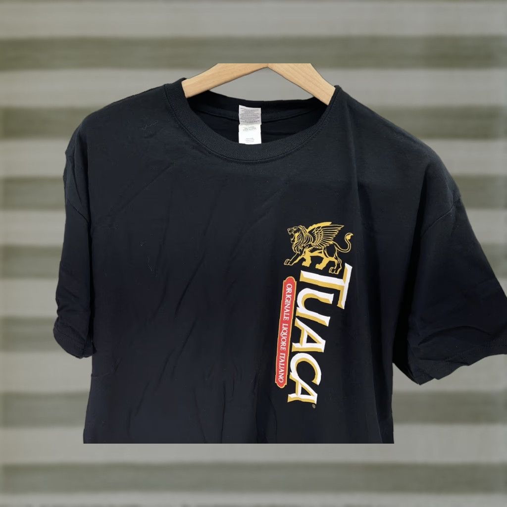 Gildan Tuaca TShirt Mens Size XL Black Logo Cotton Gildan Tag Italian NWOT Size US XL / EU 56 / 4 - 1 Thumbnail