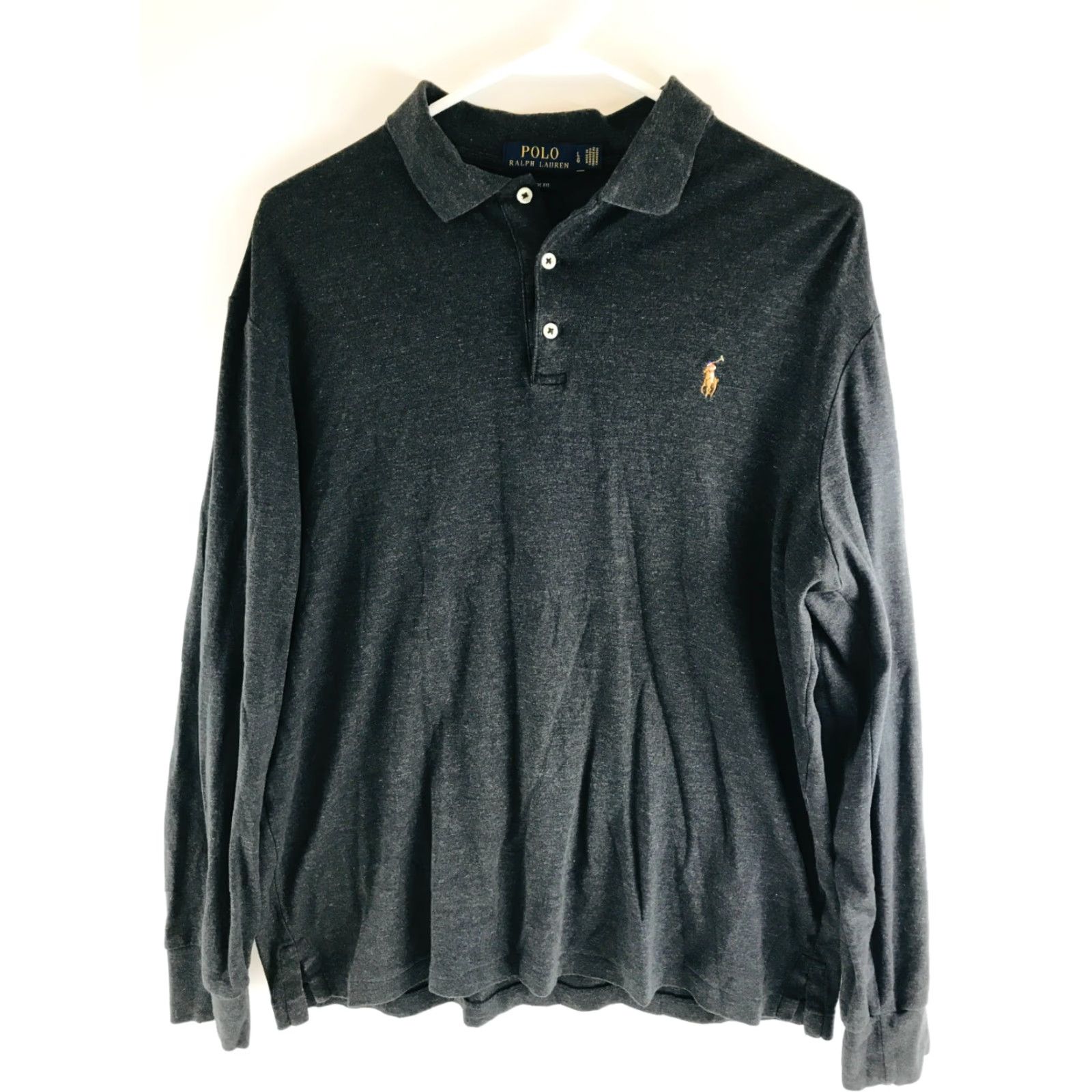 Polo Ralph Lauren Polo Ralph Lauren Shirt Men L Gray Heather 1/4 Button Up Classic Fit Golf Size US L / EU 52-54 / 3 - 2 Thumbnail