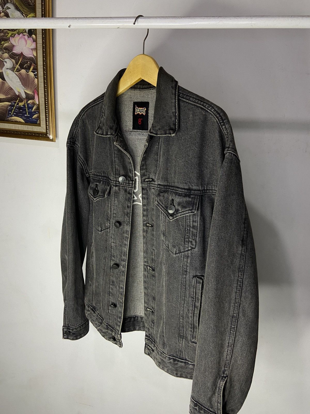 Acne Studios × JJJJound × Juun.J G - DRAGON Big Bang X Eight Second Denim Jacket Size US S / EU 44-46 / 1 - 6 Thumbnail