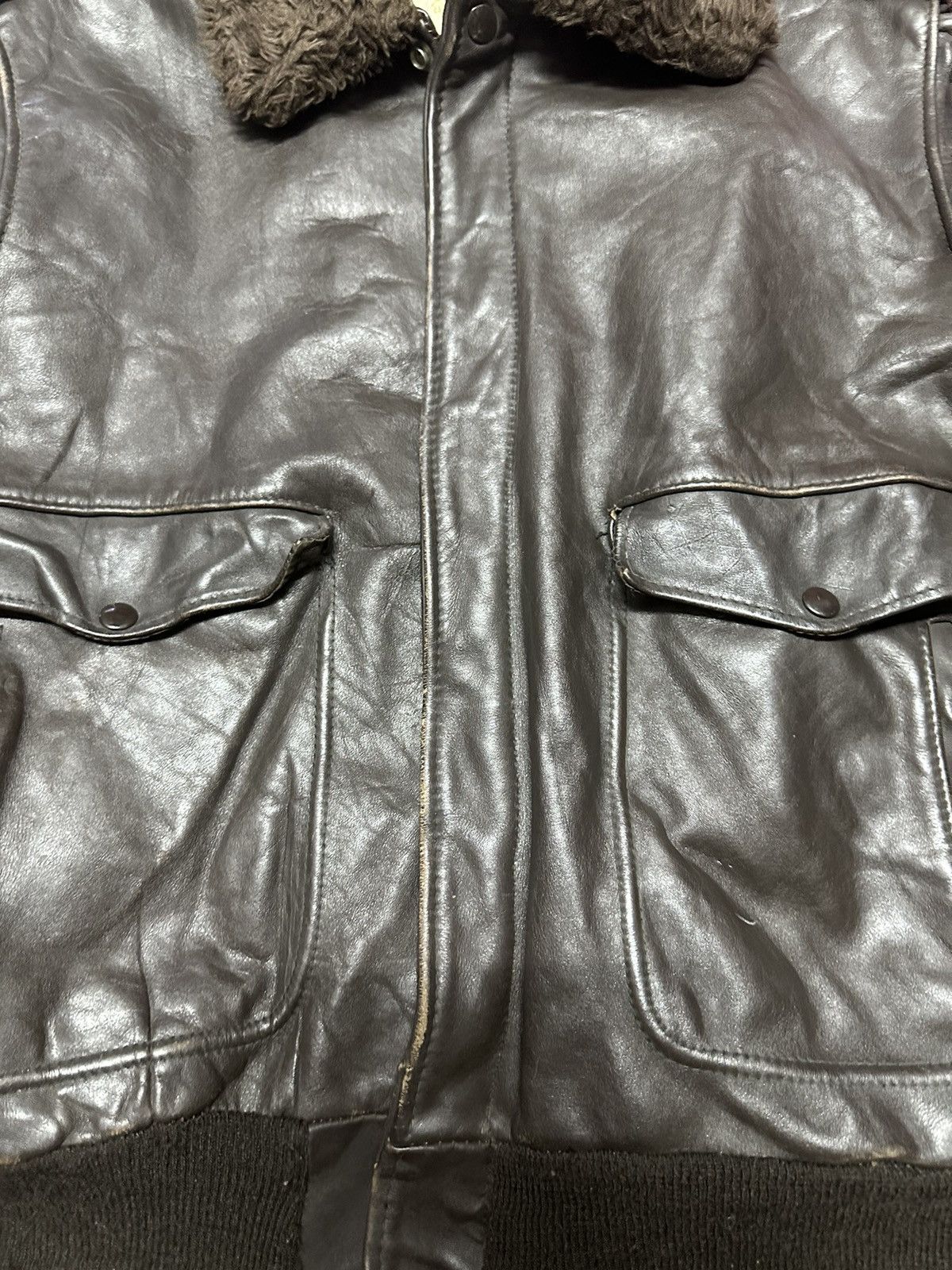 Vintage Vintage 70s-80s A2 flyers leather jacket Size US L / EU 52-54 / 3 - 9 Thumbnail