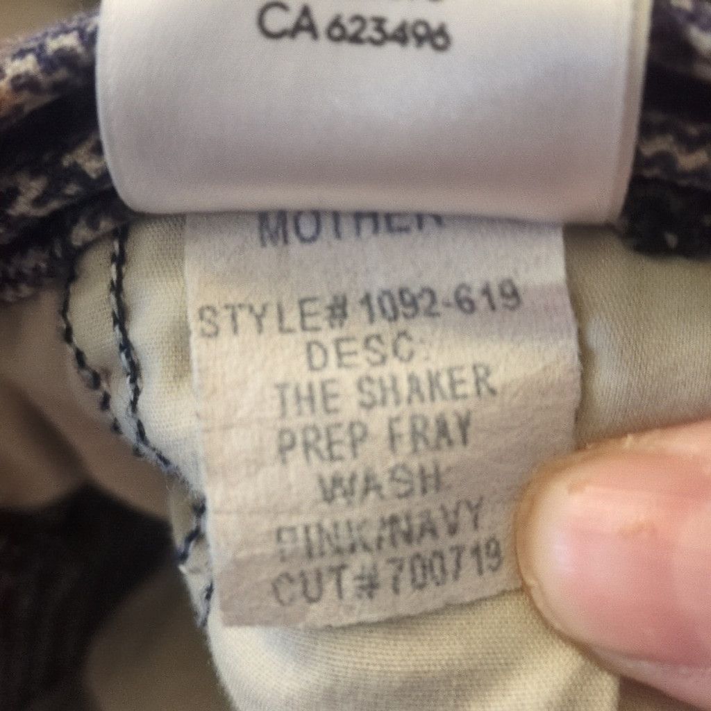 MOTHER Mother the shaker prep Fray pants size 27 Size 27" / US 4 / IT 40 - 9 Thumbnail