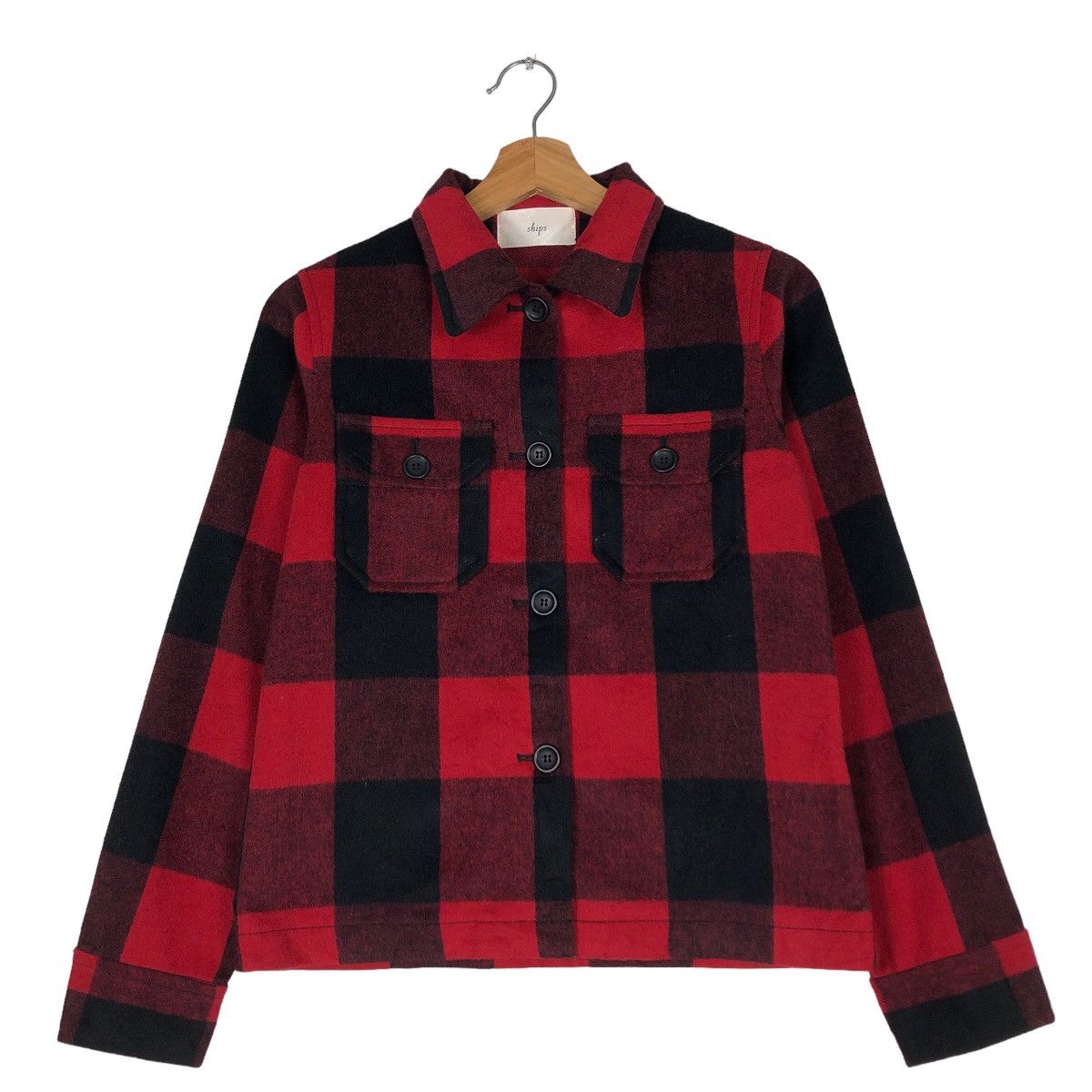Japanese Brand Vintage Bomber Jacket Punk Design Tartan Ships Issey Miyake Size US M / EU 48-50 / 2 - 1 Thumbnail