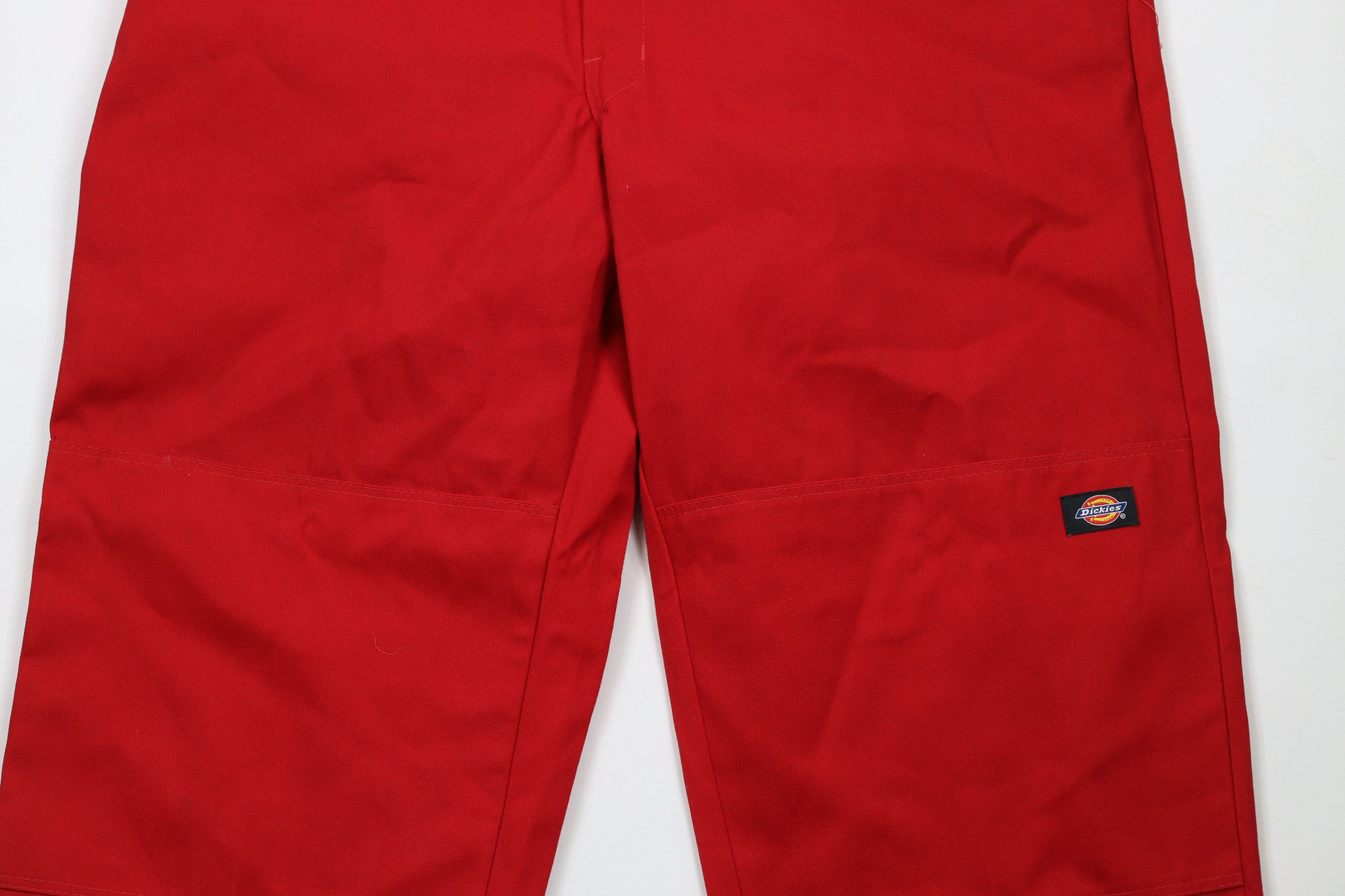 Dickies × Vintage Vintage Dickies Fit Double Knee Wide Leg Work Pants Red Size US 40 / EU 56 - 3 Thumbnail
