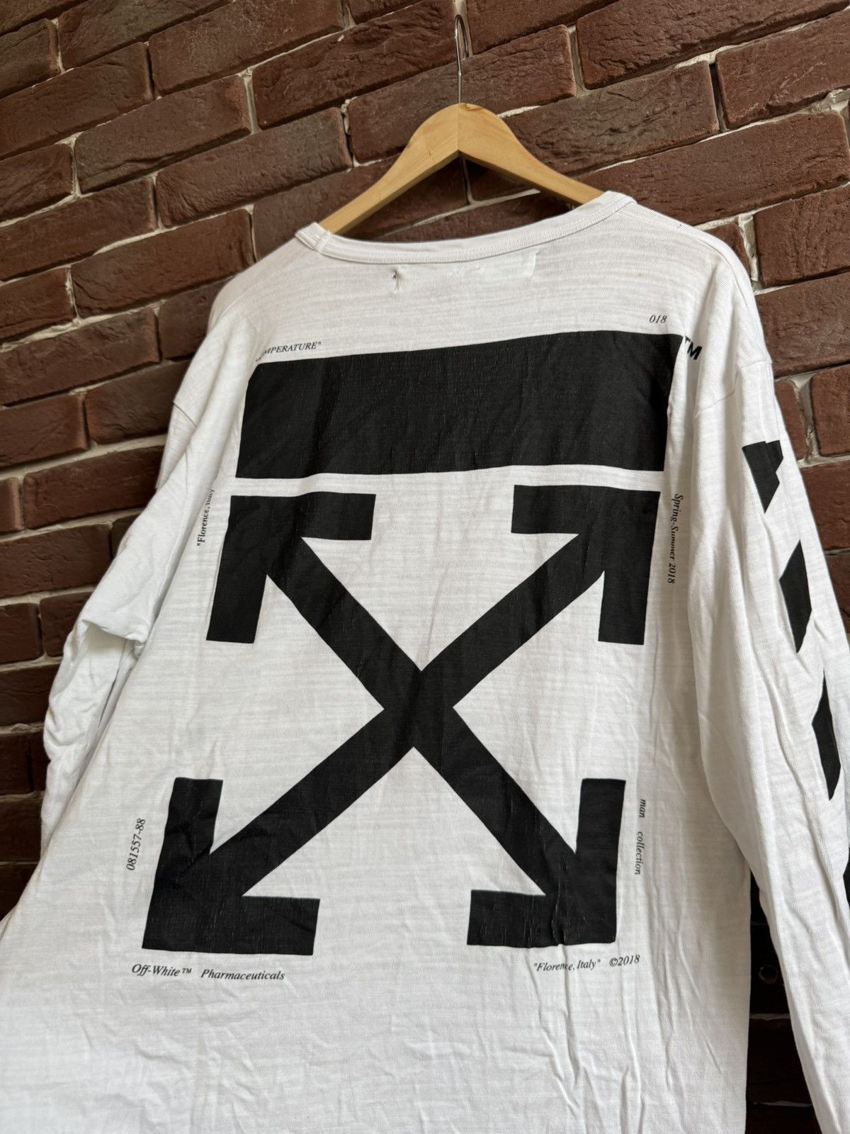Off-White Off White Mona Lisa Longsleeve Rare Streetwear Virgil Abloh Size US XL / EU 56 / 4 - 14 Thumbnail