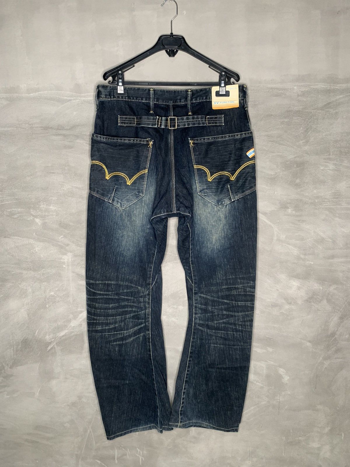 Edwin Vintage Edwin XV Function Buckleback Baggy Denim Jeans Size US 34 / EU 50 - 1 Thumbnail