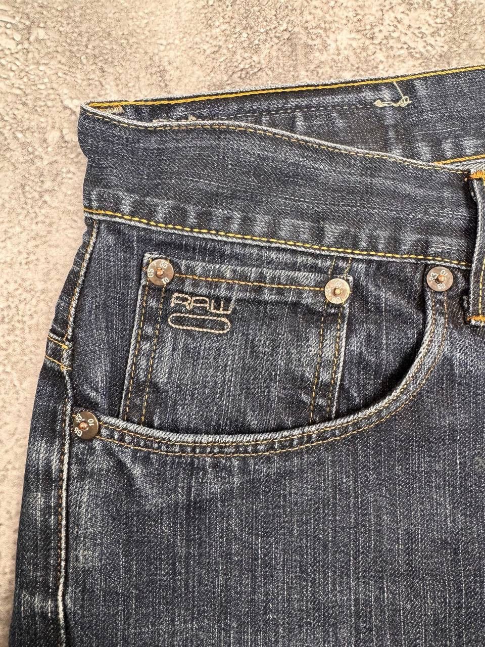 G-Star G-Star RAW 3301 Men Straight Fit Jeans Denim Navy Size 34 Size US 34 / EU 50 - 6 Thumbnail