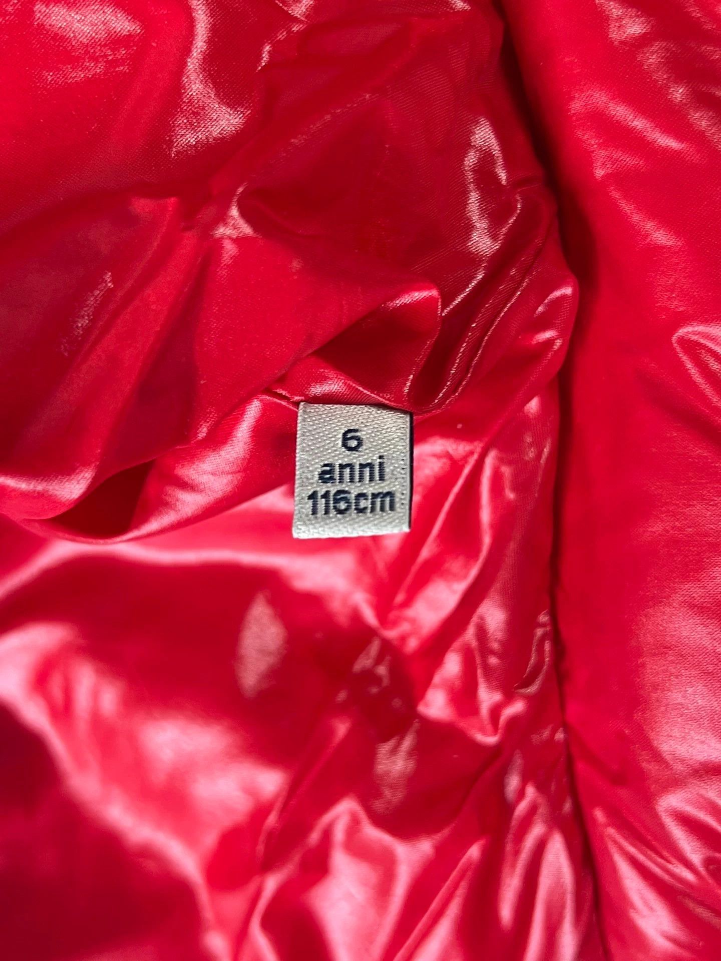 Moncler Moncler Kids Red Shiny Maya 116cm Down Jacket Size XS / US 0-2 / IT 36-38 - 7 Thumbnail