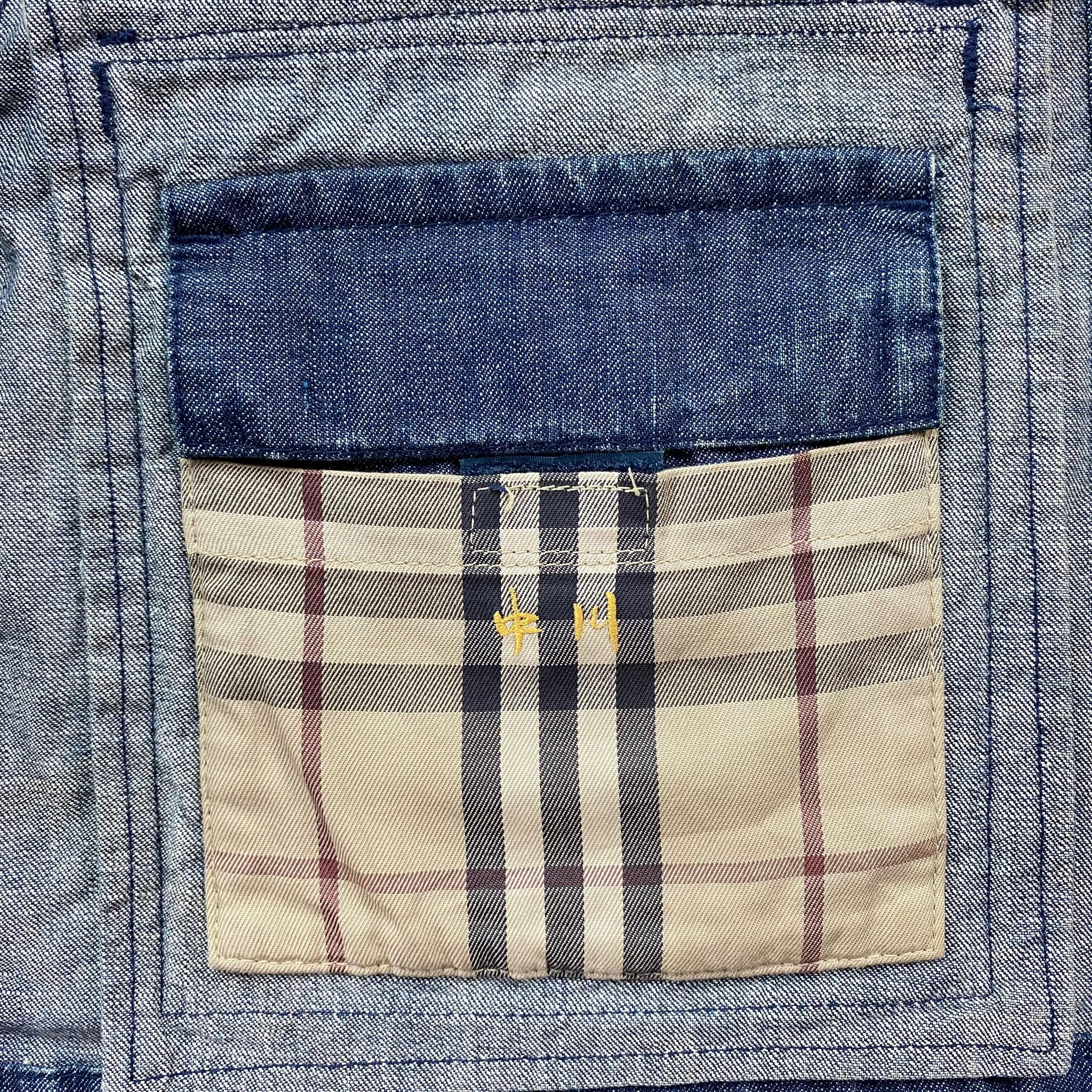 Burberry Vintage Burberry London Denim Workwear Jacket Size US M / EU 48-50 / 2 - 7 Thumbnail
