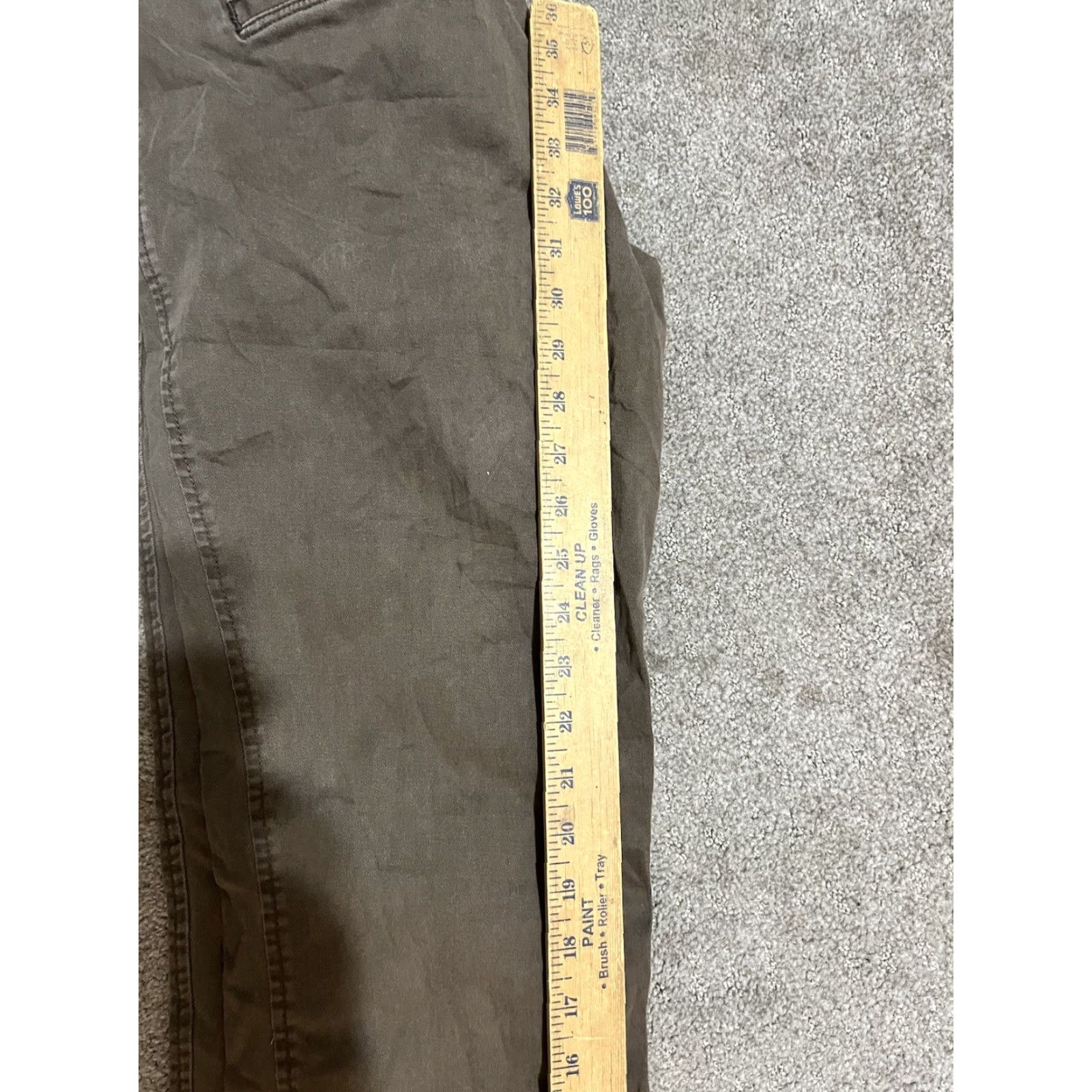 Banana Republic Banana Republic Pants Chino Womens Regular 4 Brown Twill Front Flat Girlfriend Authentic 98% Cotton 2% Spandex Size 27" / US 4 / IT 40 - 7 Thumbnail