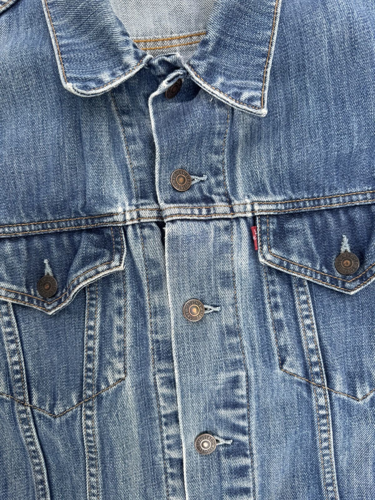 Levi's × Levi's Vintage Clothing × Vintage Vintage 90s Levi’s Denim Truck Jacket USA Size US M / EU 48-50 / 2 - 4 Thumbnail