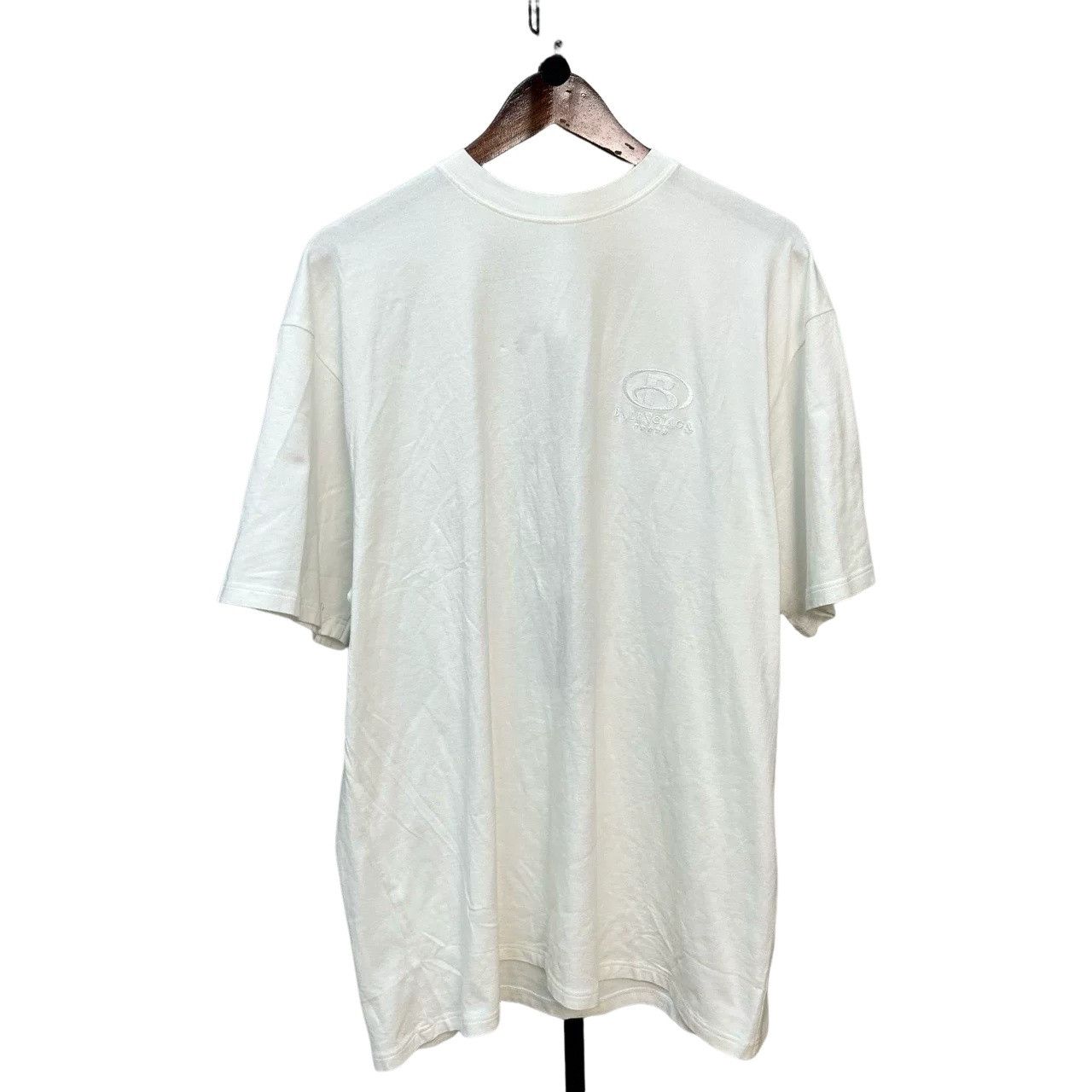 Balenciaga Balenciaga Embroidered Logo T-Shirt Size L Size US L / EU 52-54 / 3 - 1 Thumbnail