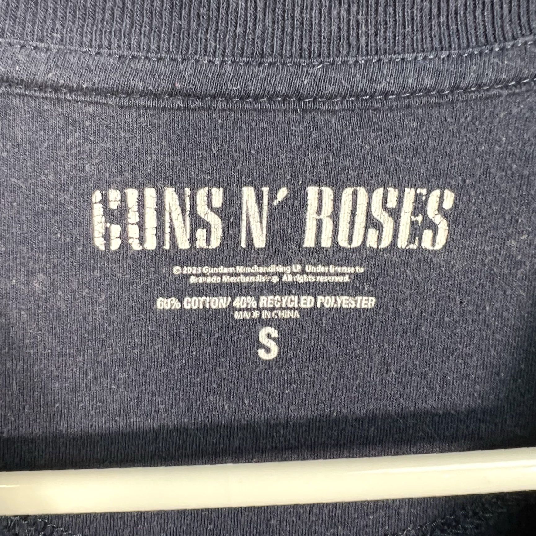 Vintage Guns N' Roses Sweatshirt Shirt Adult Small Blue Pullover Mens Vintage/Promo Crew Neck Shirt Size US S / EU 44-46 / 1 - 5 Thumbnail