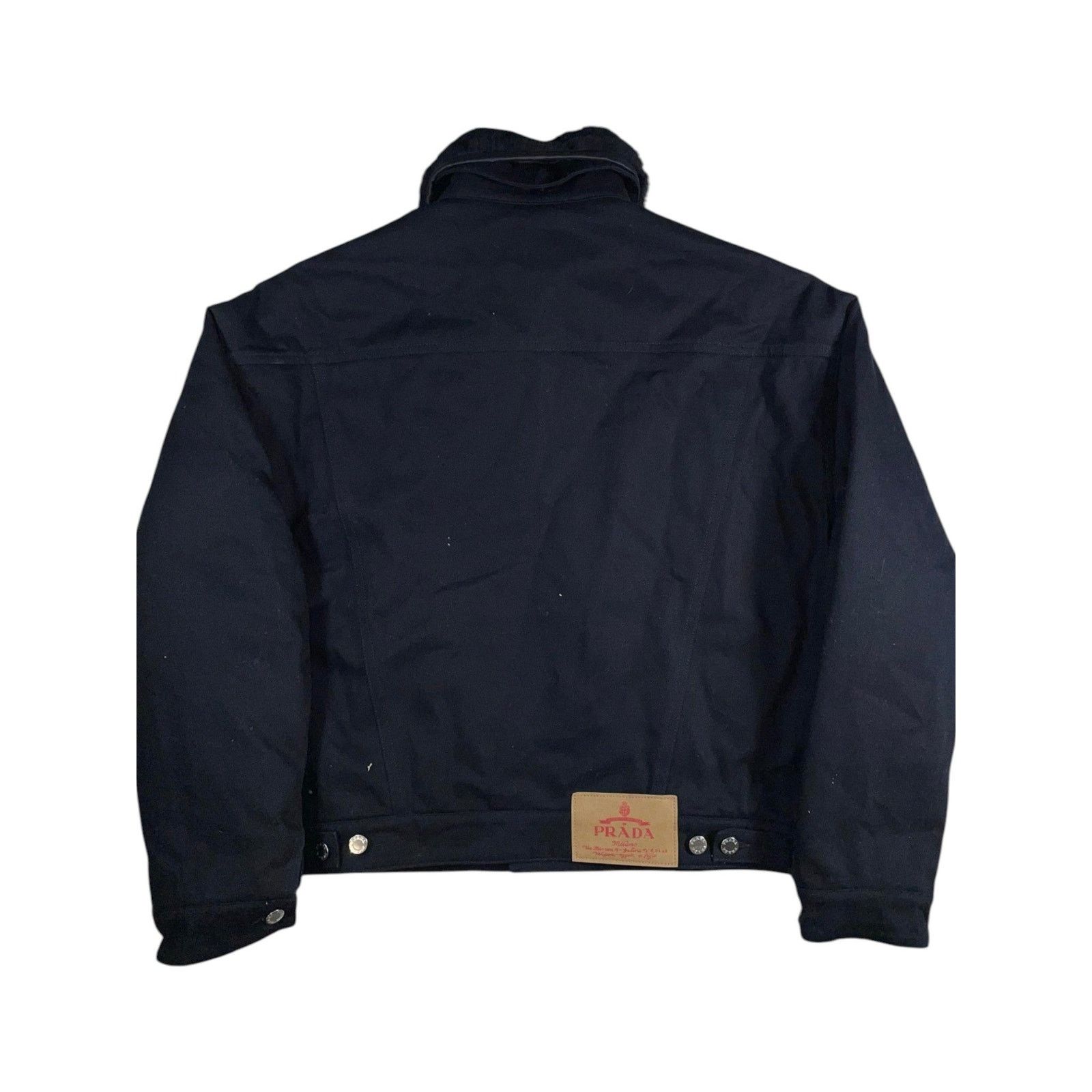 Prada Prada Bull Blouson Black Denim Jacket Size US L / EU 52-54 / 3 - 2 Thumbnail