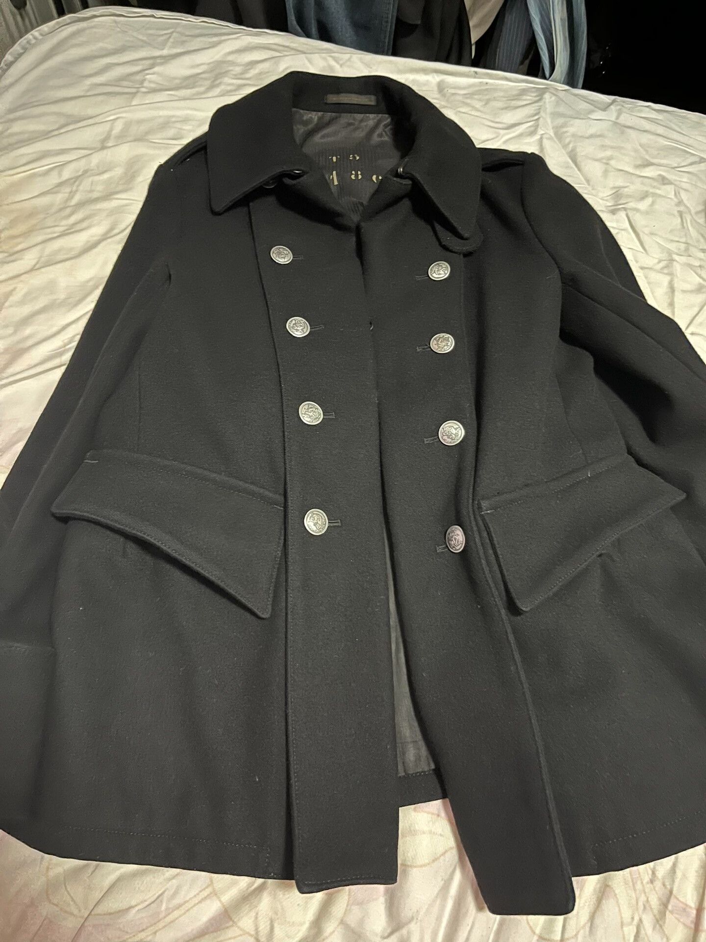 Yohji Yamamoto Yohji Yamamoto Wool Coat for Women Size L / US 10 / IT 46 - 1 Thumbnail