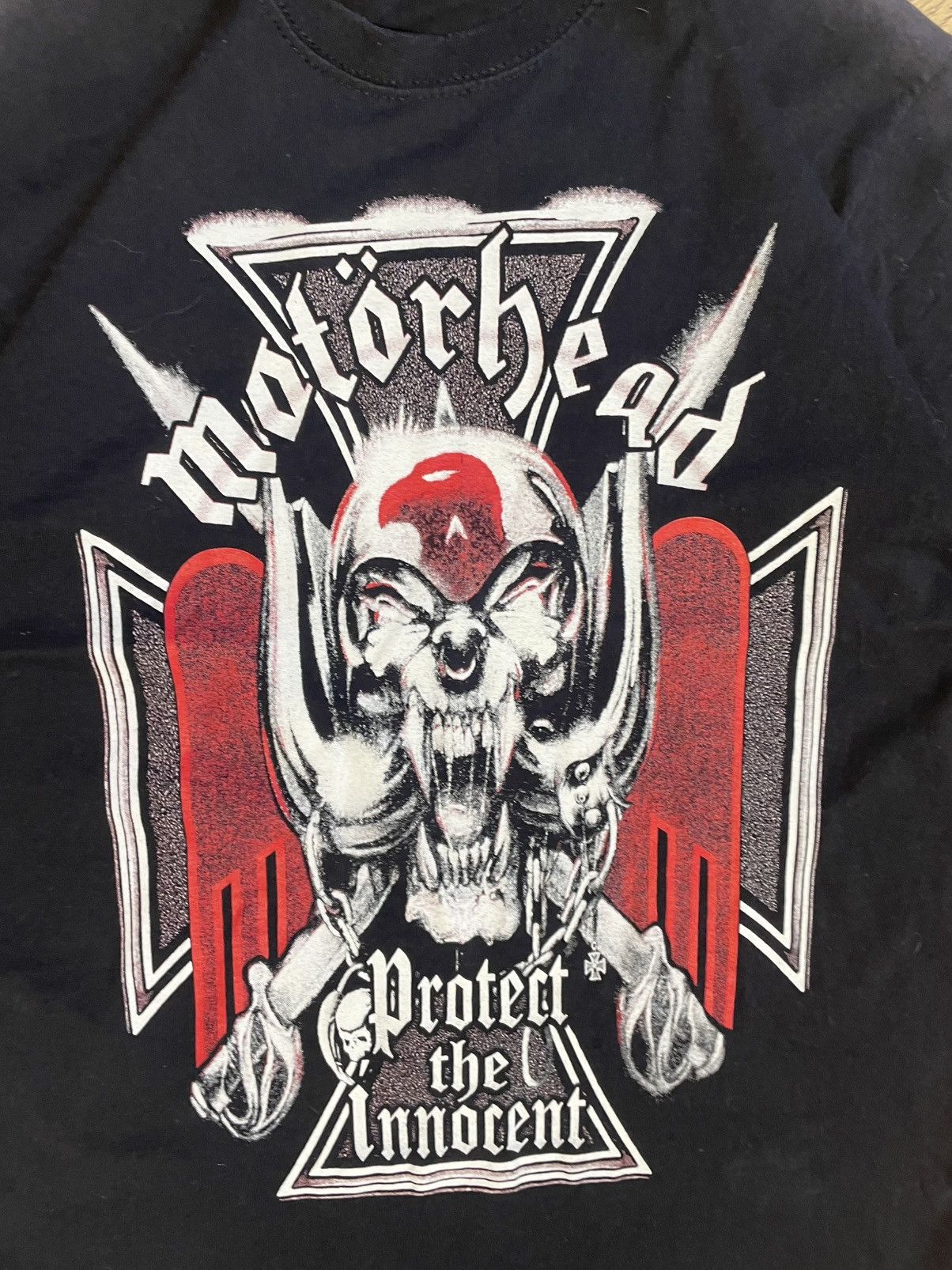 Le Grande Bleu (L.G.B.) Vintage Motor Head Protect to Innocent Big Logo Angry Tee Size US S / EU 44-46 / 1 - 8 Thumbnail