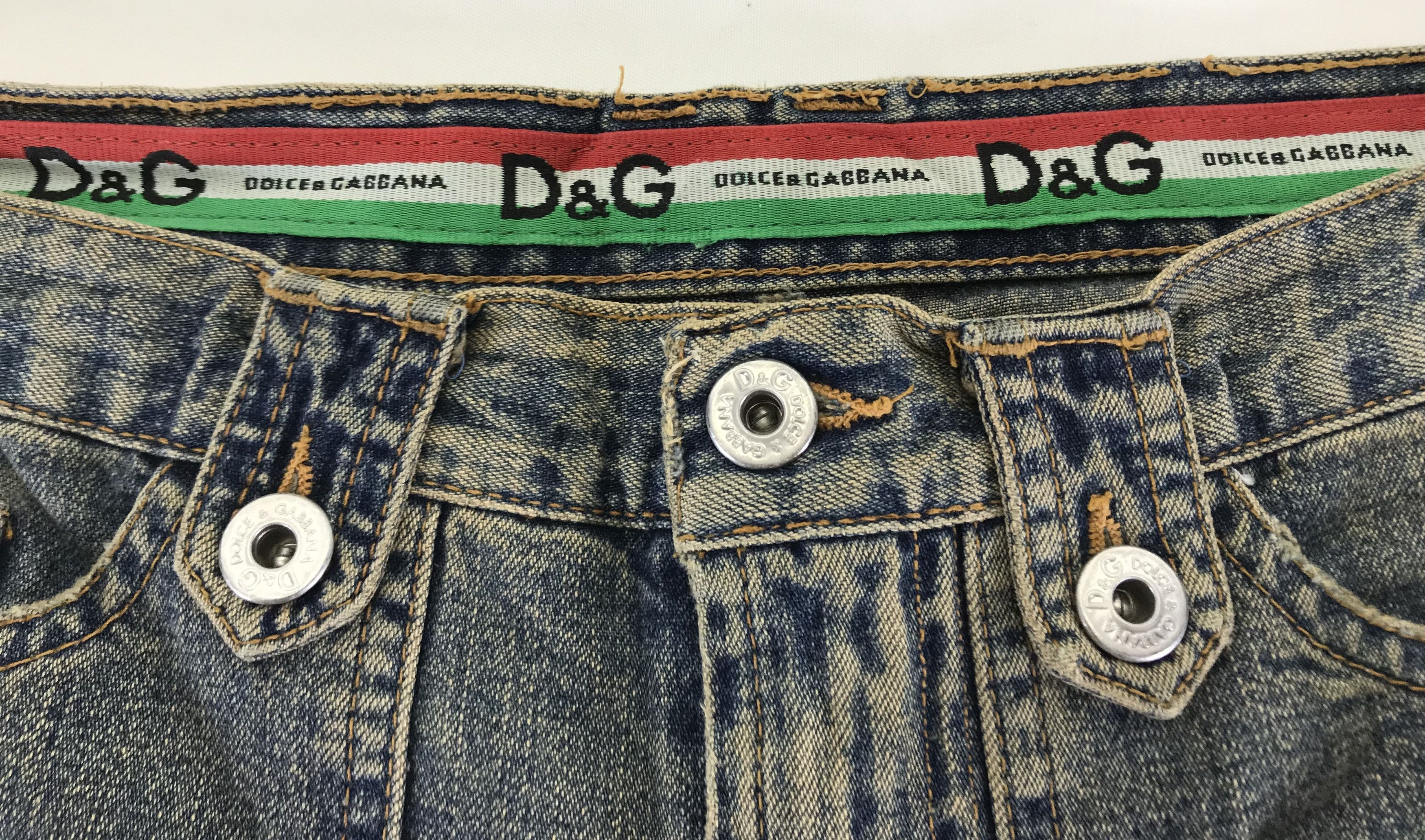 Dolce & Gabbana Vintage Dolce & Gabbana Mud Wash Stylish Jeans Size 28" / US 6 / IT 42 - 13 Thumbnail