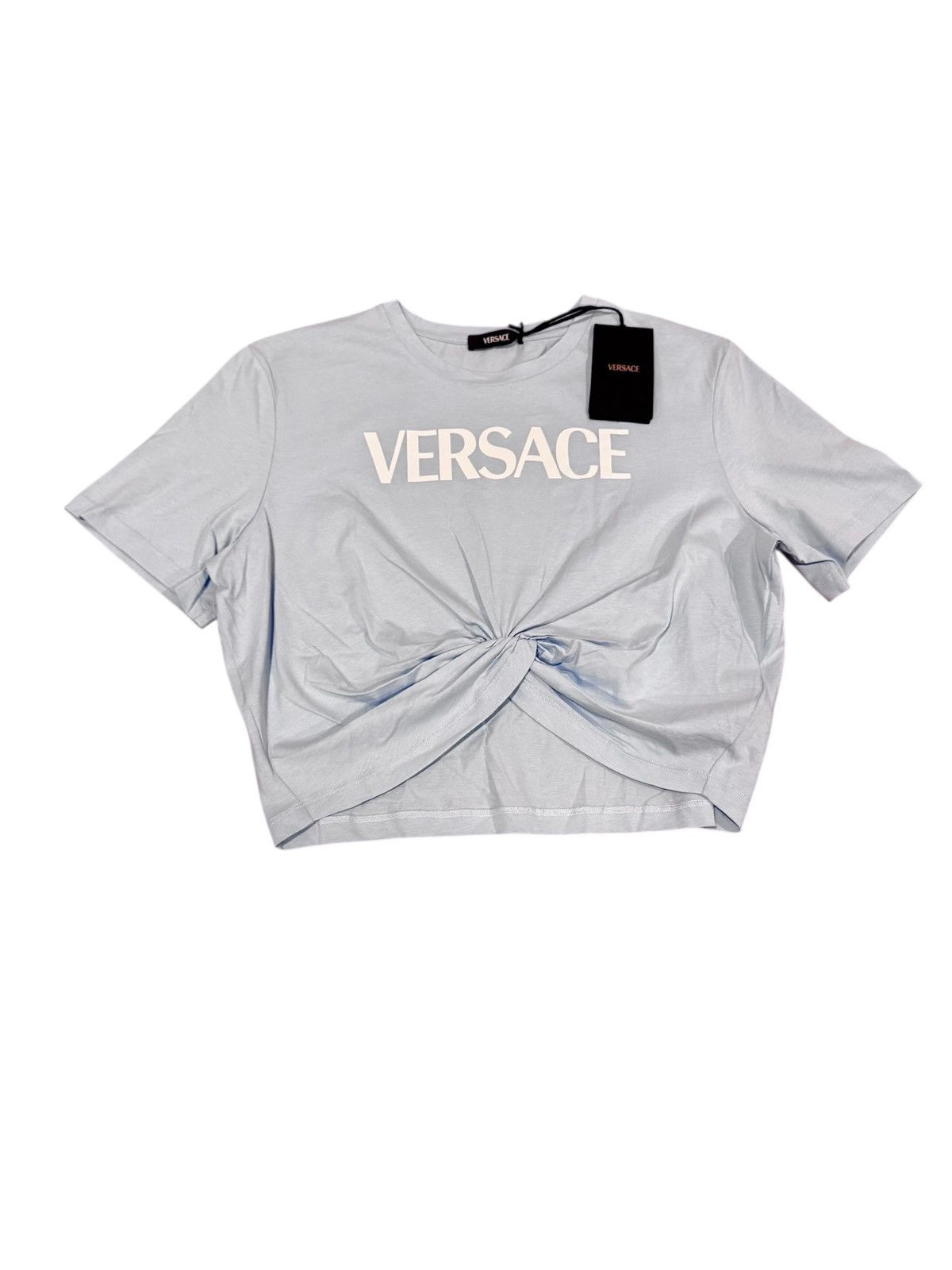 Versace Sky Blue Knot Tee - L