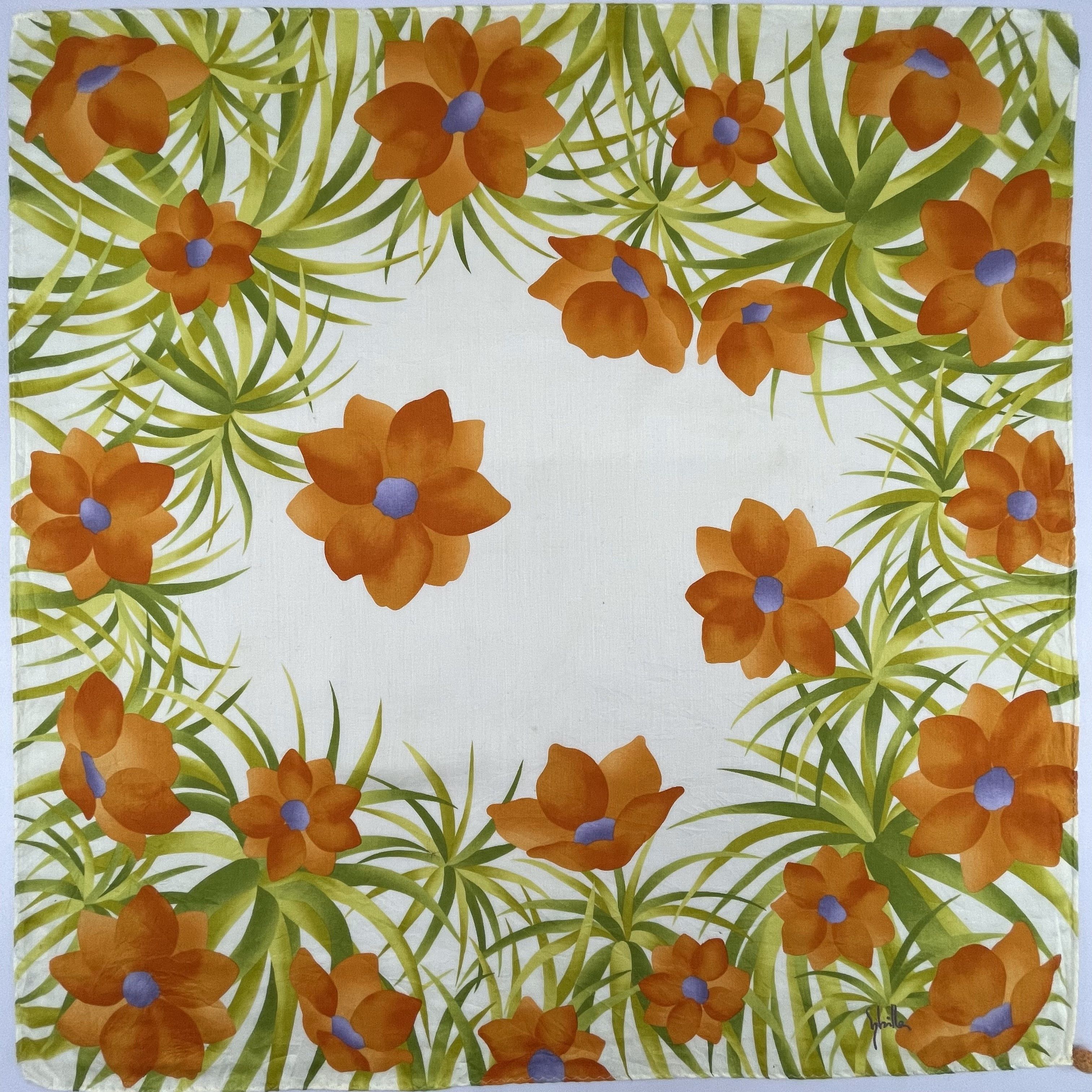Designer × Vintage Shilla Handkerchief / Neckerchief / Bandana - 4175 Size ONE SIZE - 2 Thumbnail