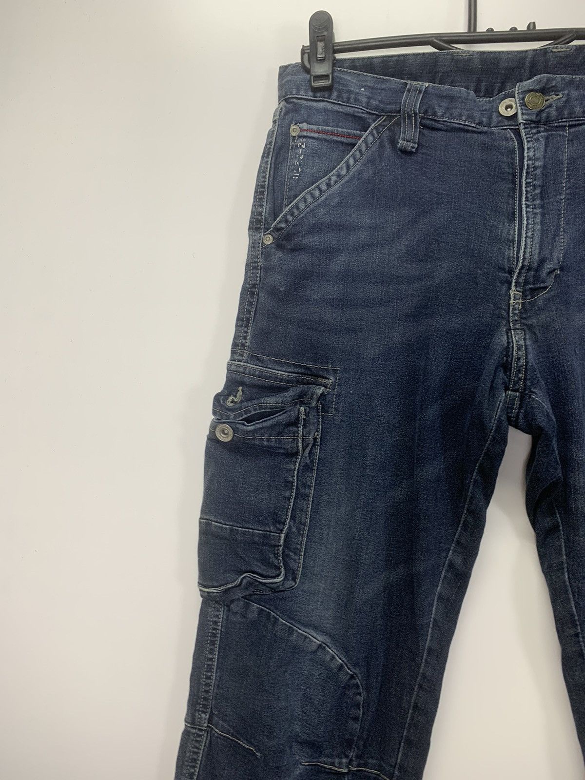 Japanese Brand × Vintage Vintage Cargo denim pant Size US 30 / EU 46 - 4 Thumbnail