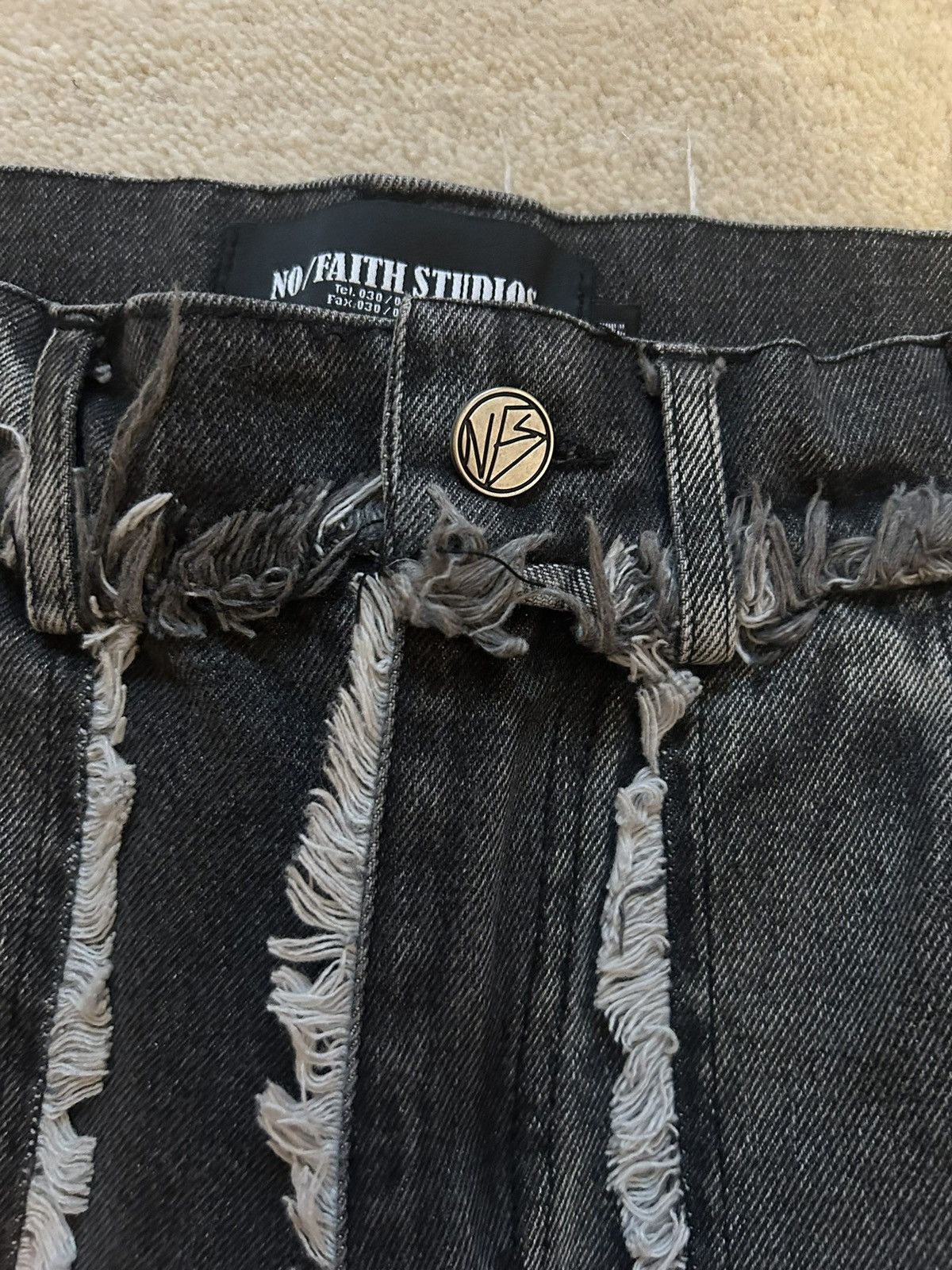 No Faith Studios No Faith Studios Flare Jeans Size US 28 / EU 44 - 3 Thumbnail