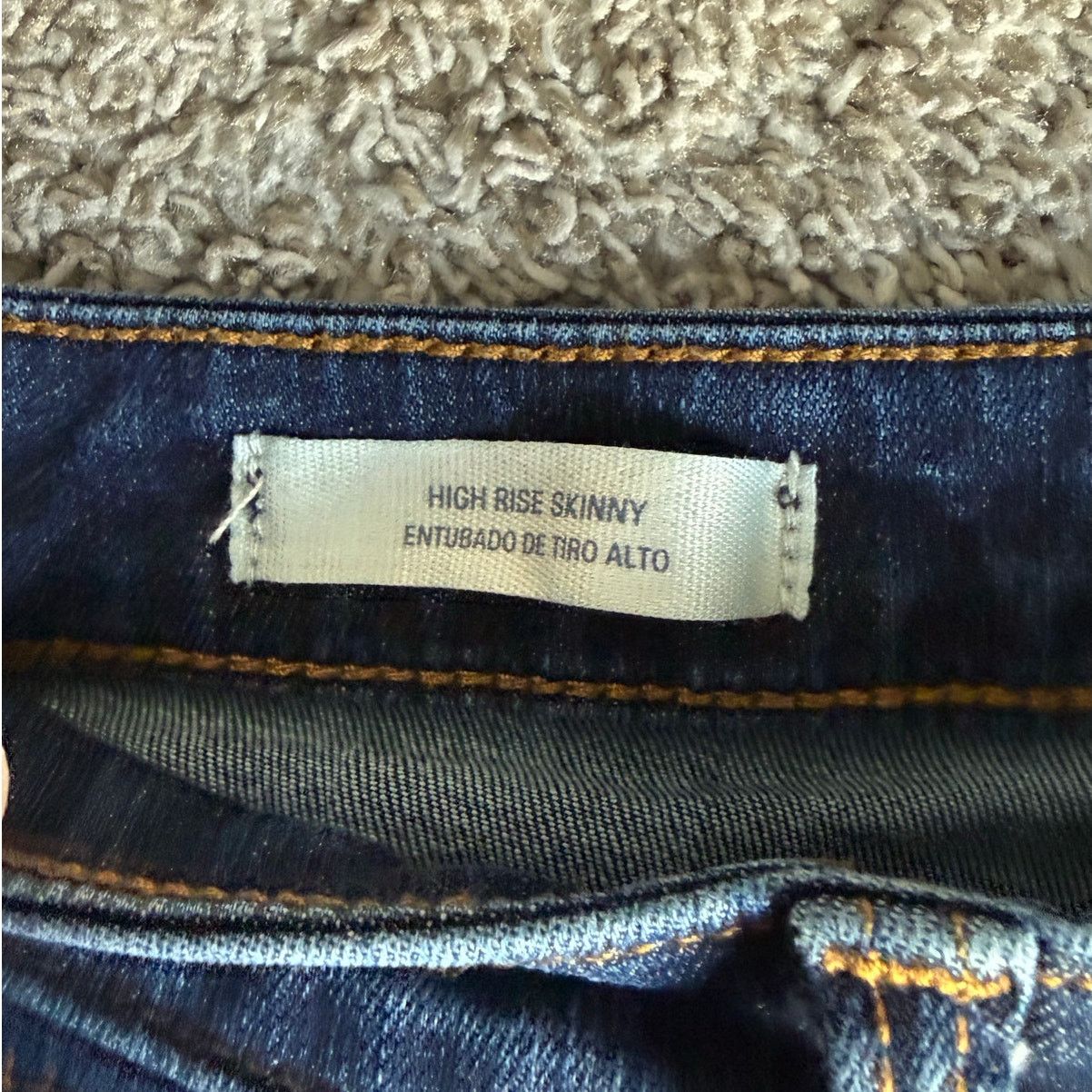 Other Universal Thread High Rise Skinny Jeans Dark Wash 25 Size 25" / US 0 / IT 36 - 3 Thumbnail