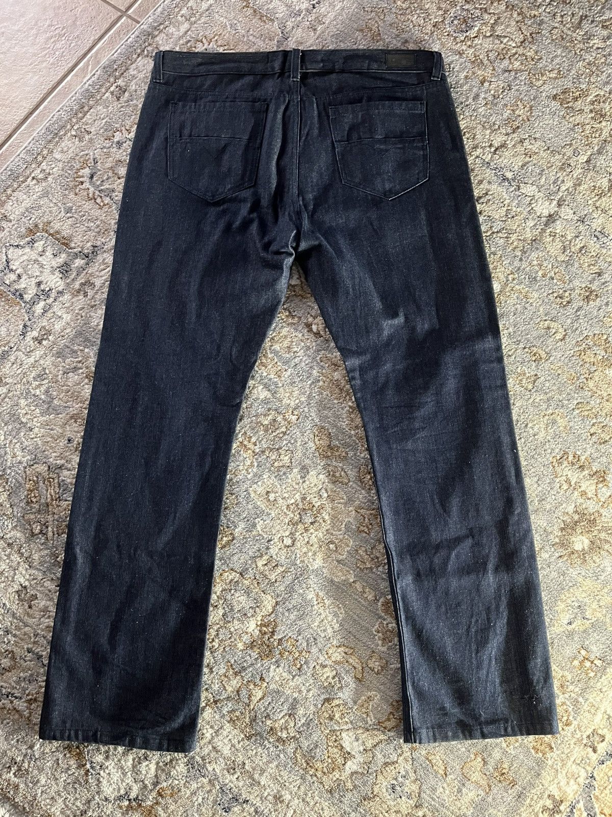Ecko Unltd. RARE ECKO UNLTD RAW DENIM STRAIGHT LEG VINTAGE JEANS 40x32 Size US 40 / EU 56 - 4 Thumbnail