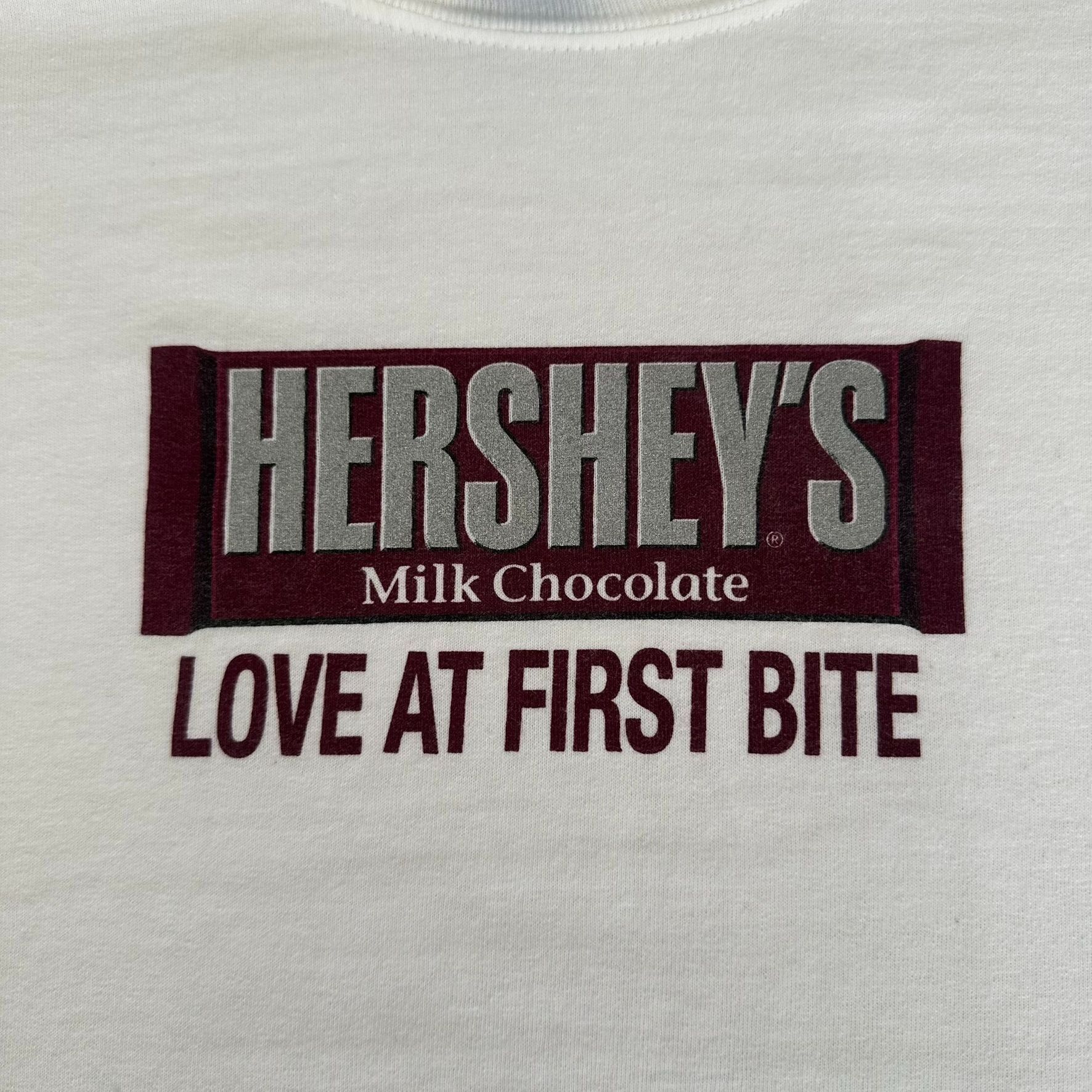 Vintage Vintage 90s Hershey's Chocolate Slogan T-Shirt Promo Humor L Size US XL / EU 56 / 4 - 3 Thumbnail