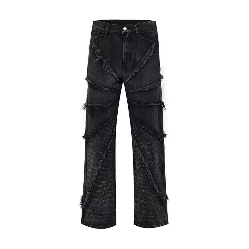 Japanese Brand × Jean Vintage Heavy Duty Washed Raw Edge Jeans Size US 34 / EU 50 - 5 Thumbnail